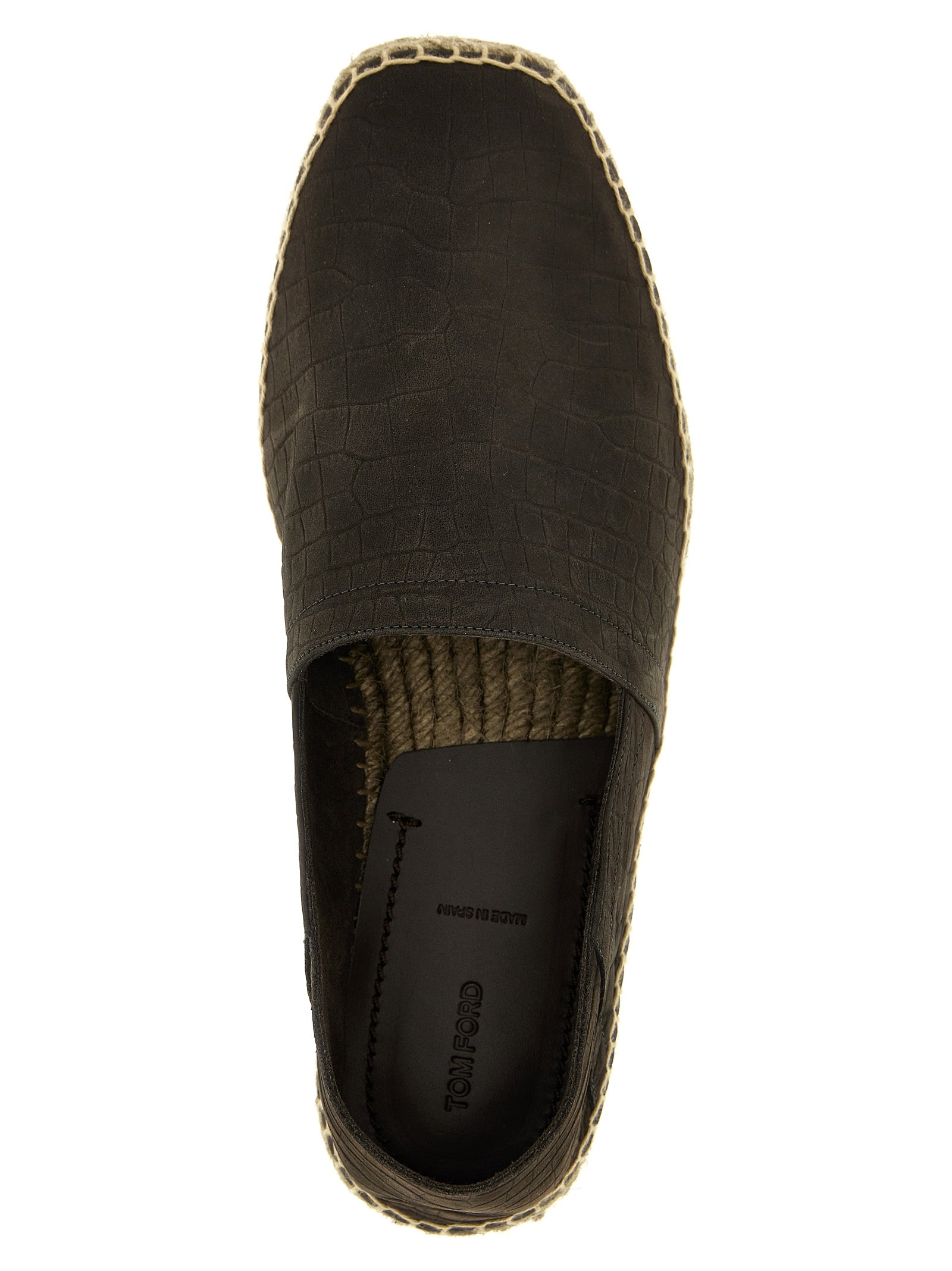 Tom Ford Croc Print Espadrilles