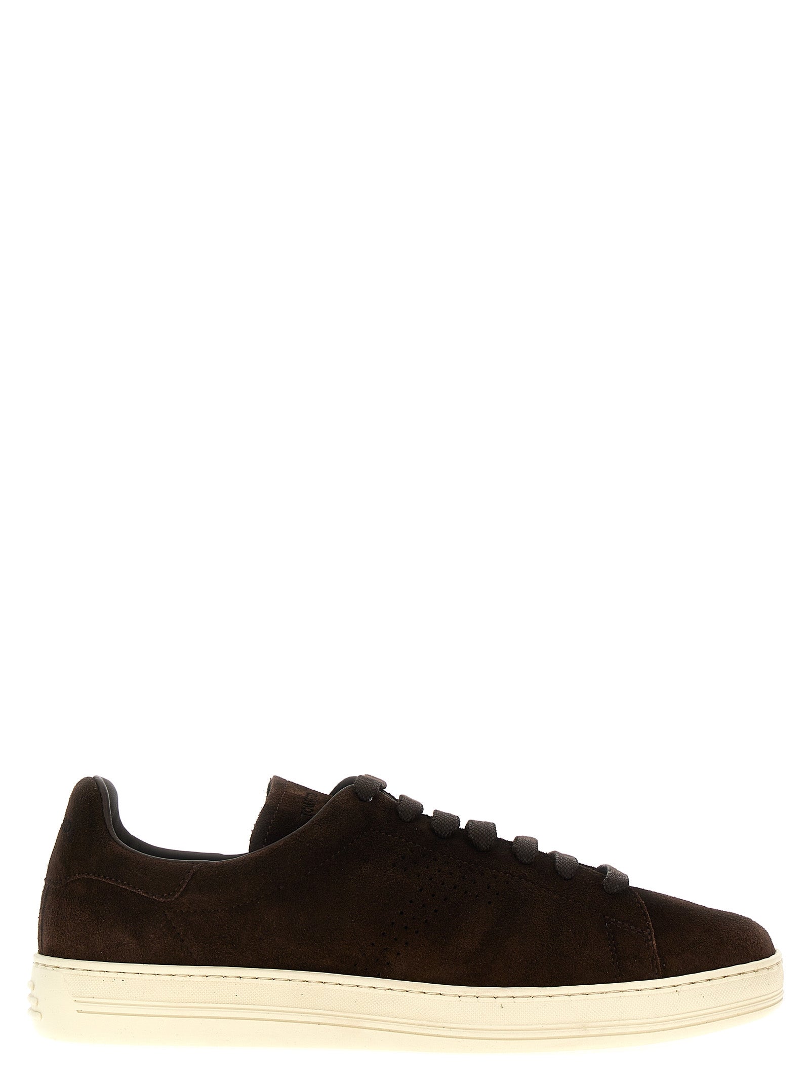 Tom Ford Logo Suede Sneakers