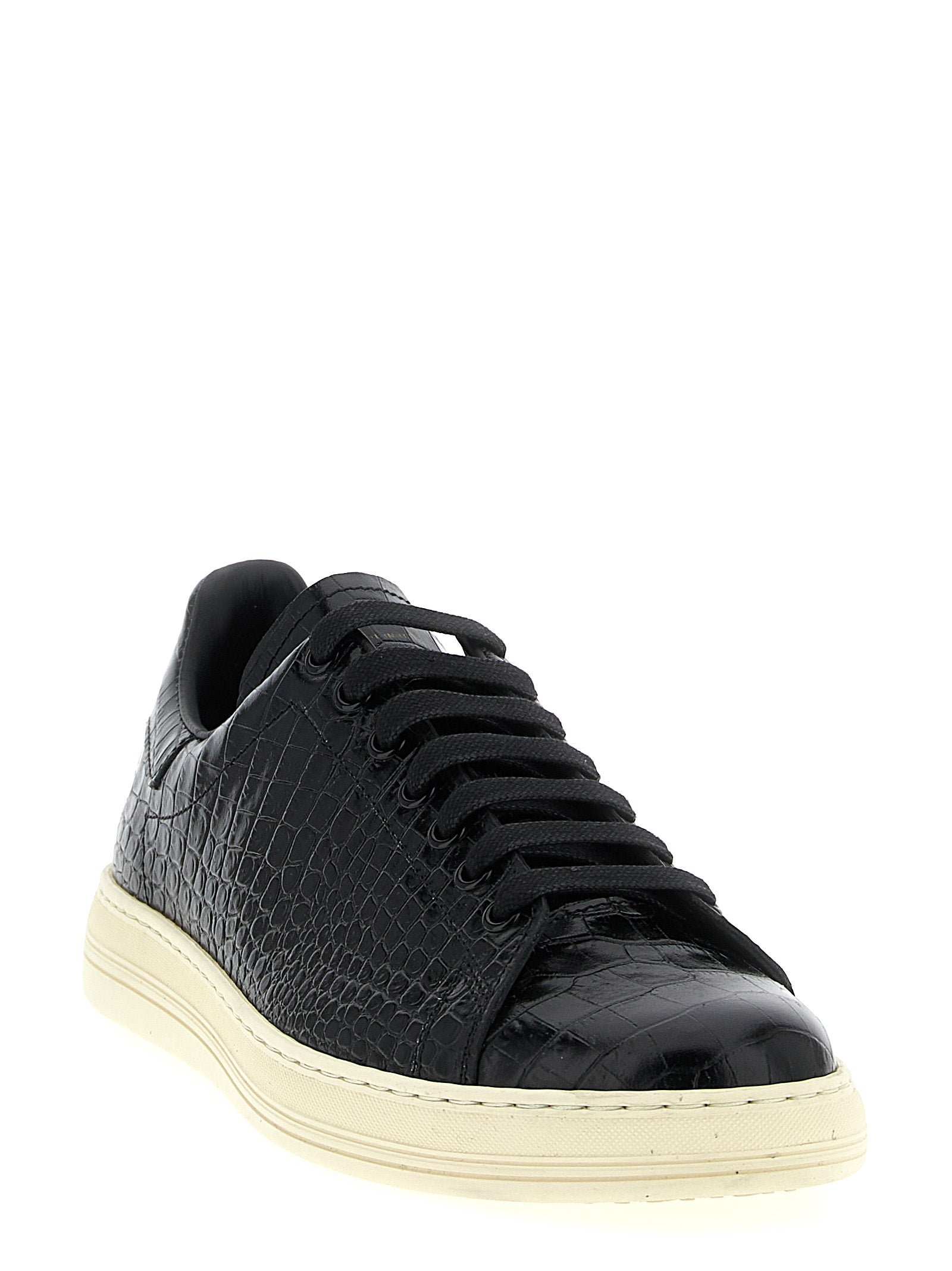 Tom Ford Crocodile Print Sneakers