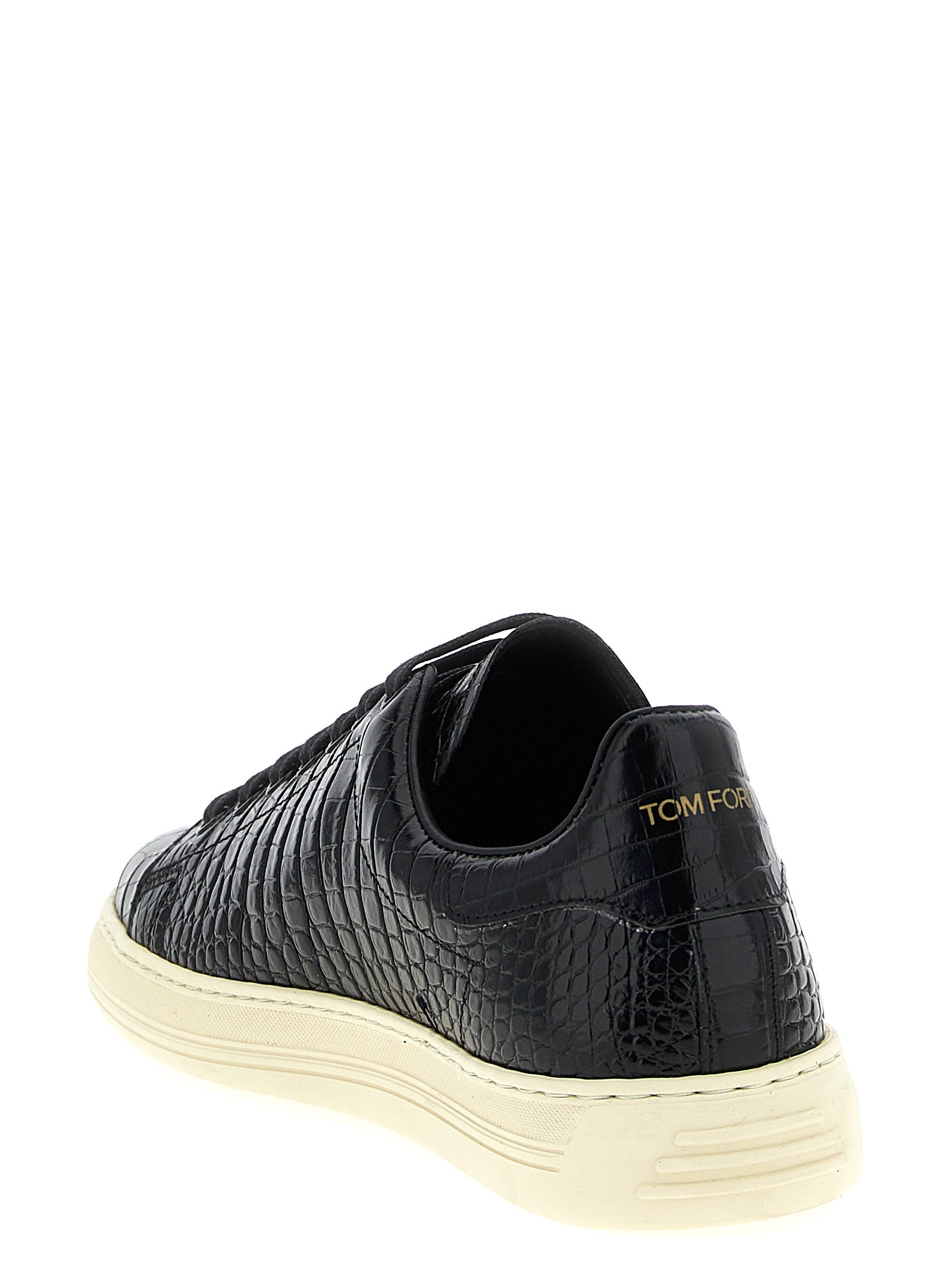 Tom Ford Crocodile Print Sneakers