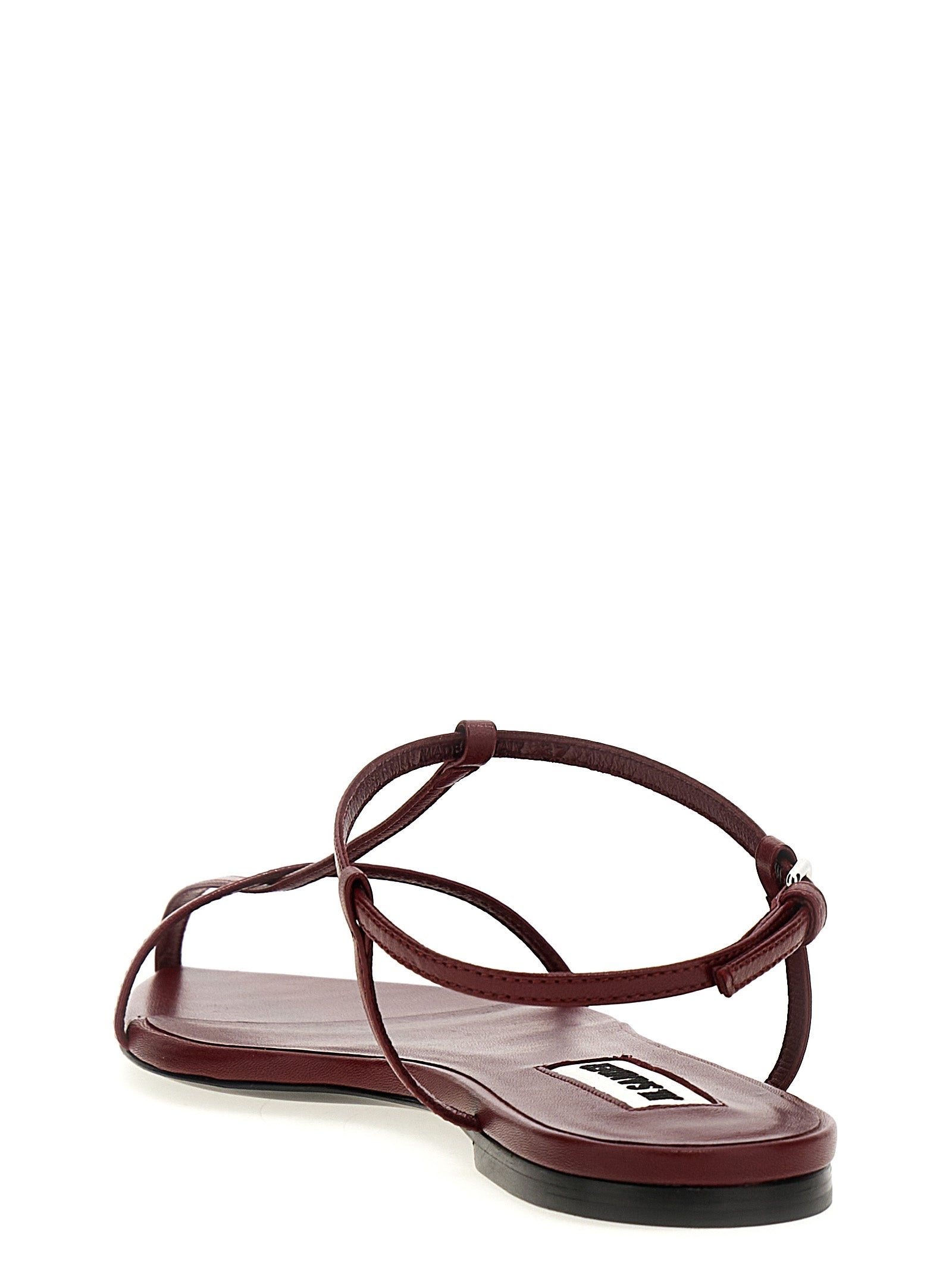 Jil Sander Pointy Toe Leather Sandals