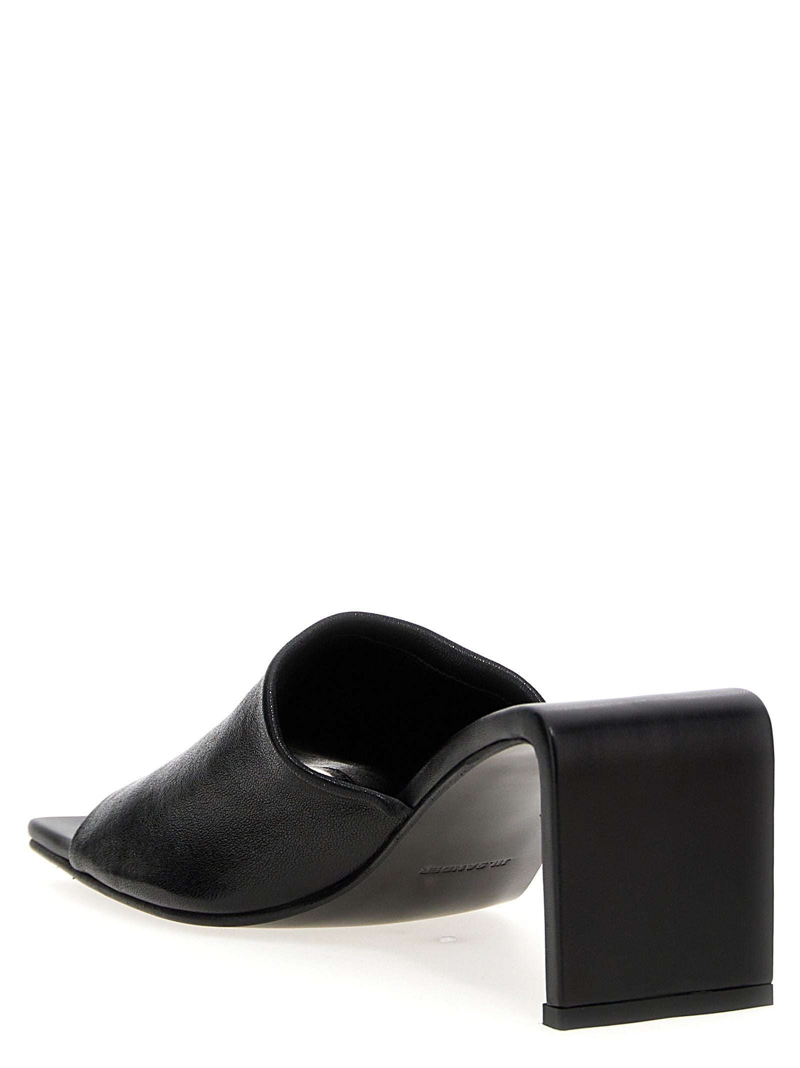 Jil Sander Sculpted Heel Sandals