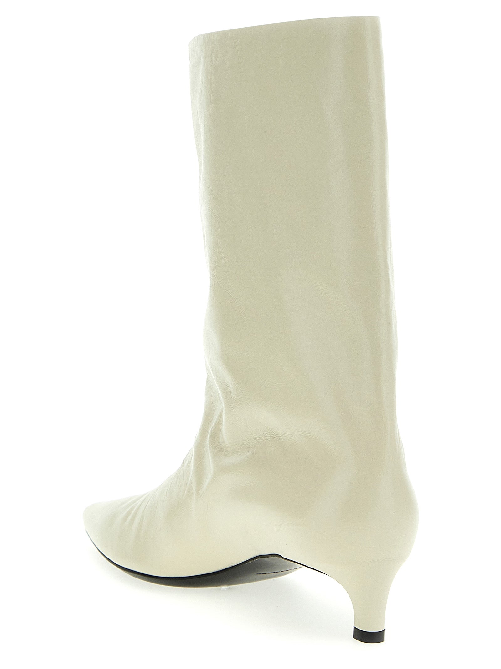 Jil Sander Leather Ankle Boots