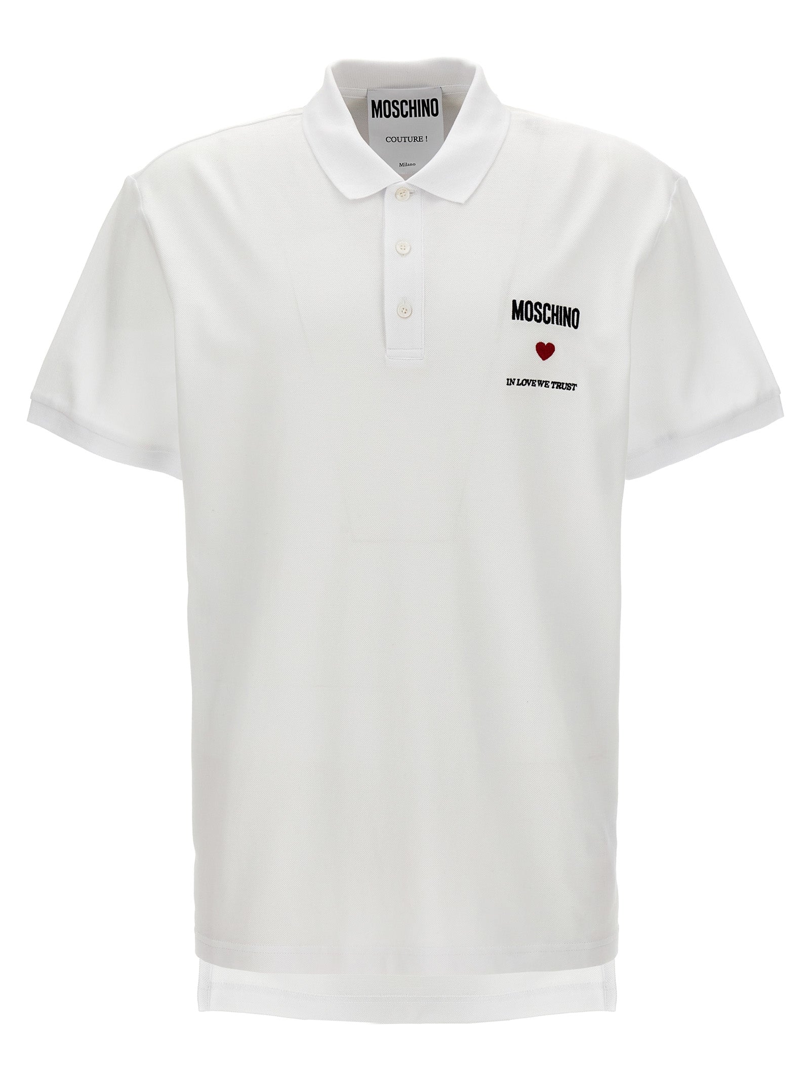 Moschino 'In Love We Trust' Polo Shirt