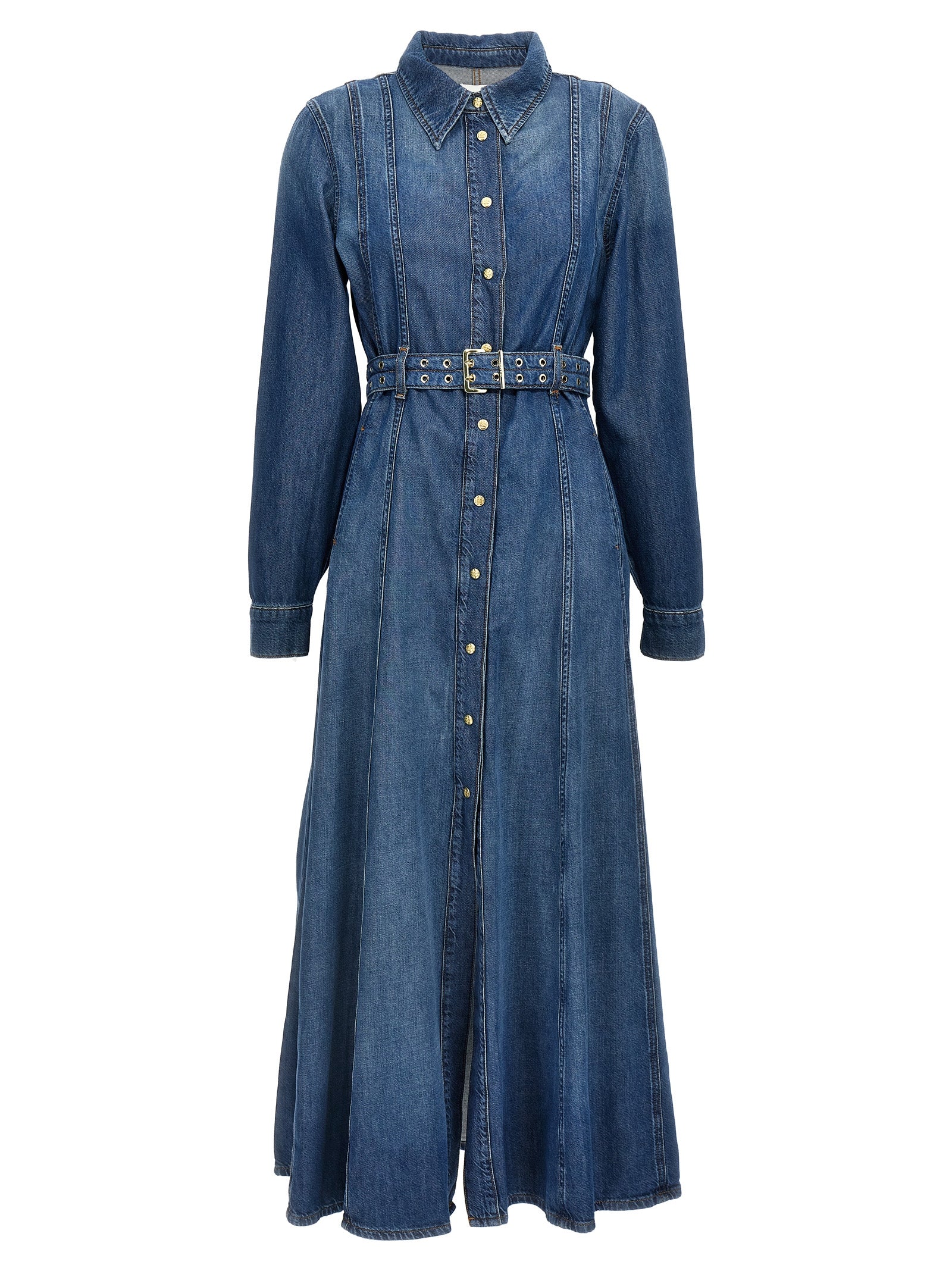 Ganni Maxi Denim Dress