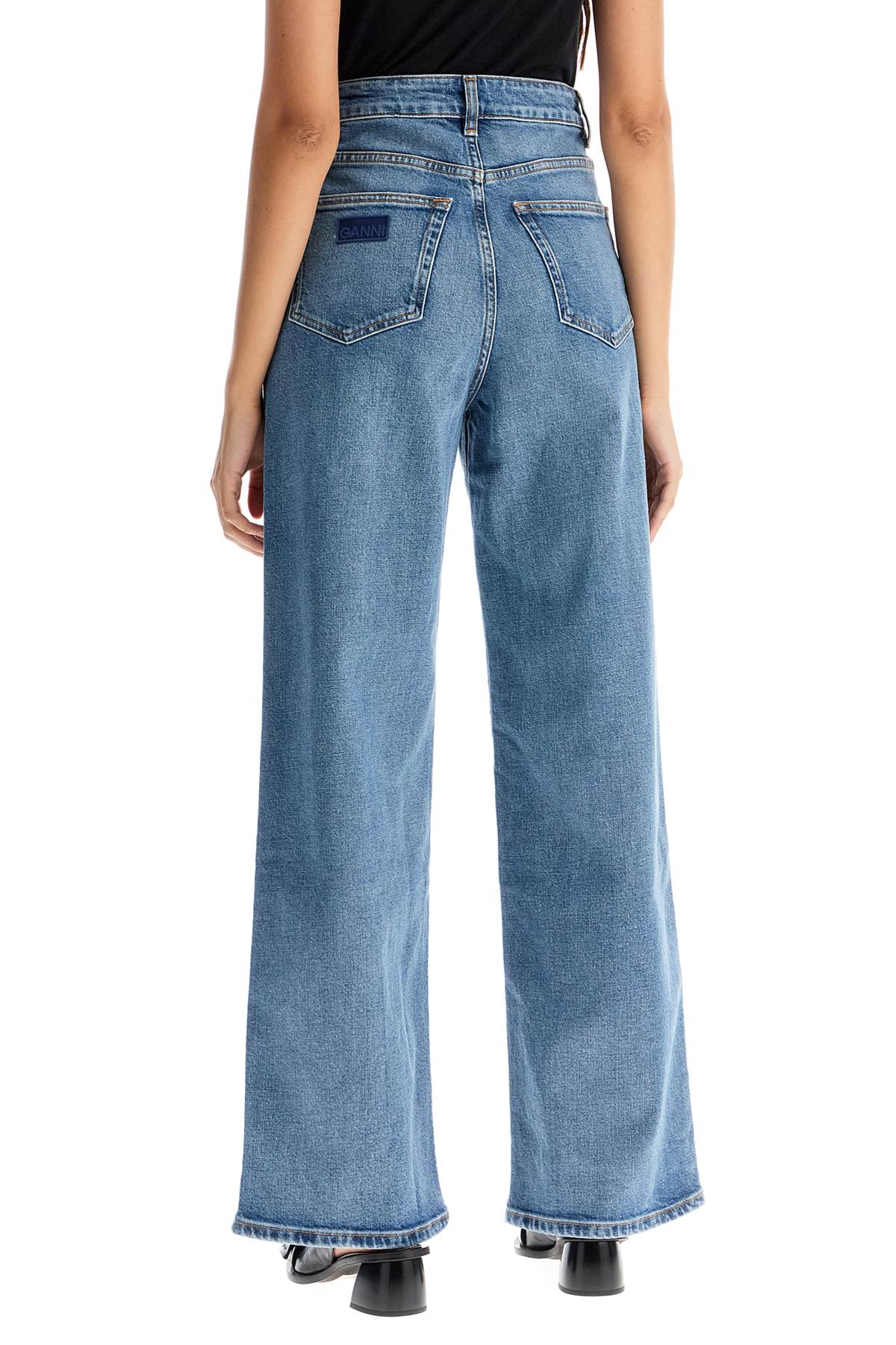 Ganni Stretch Denim Andi Jeans In Italian