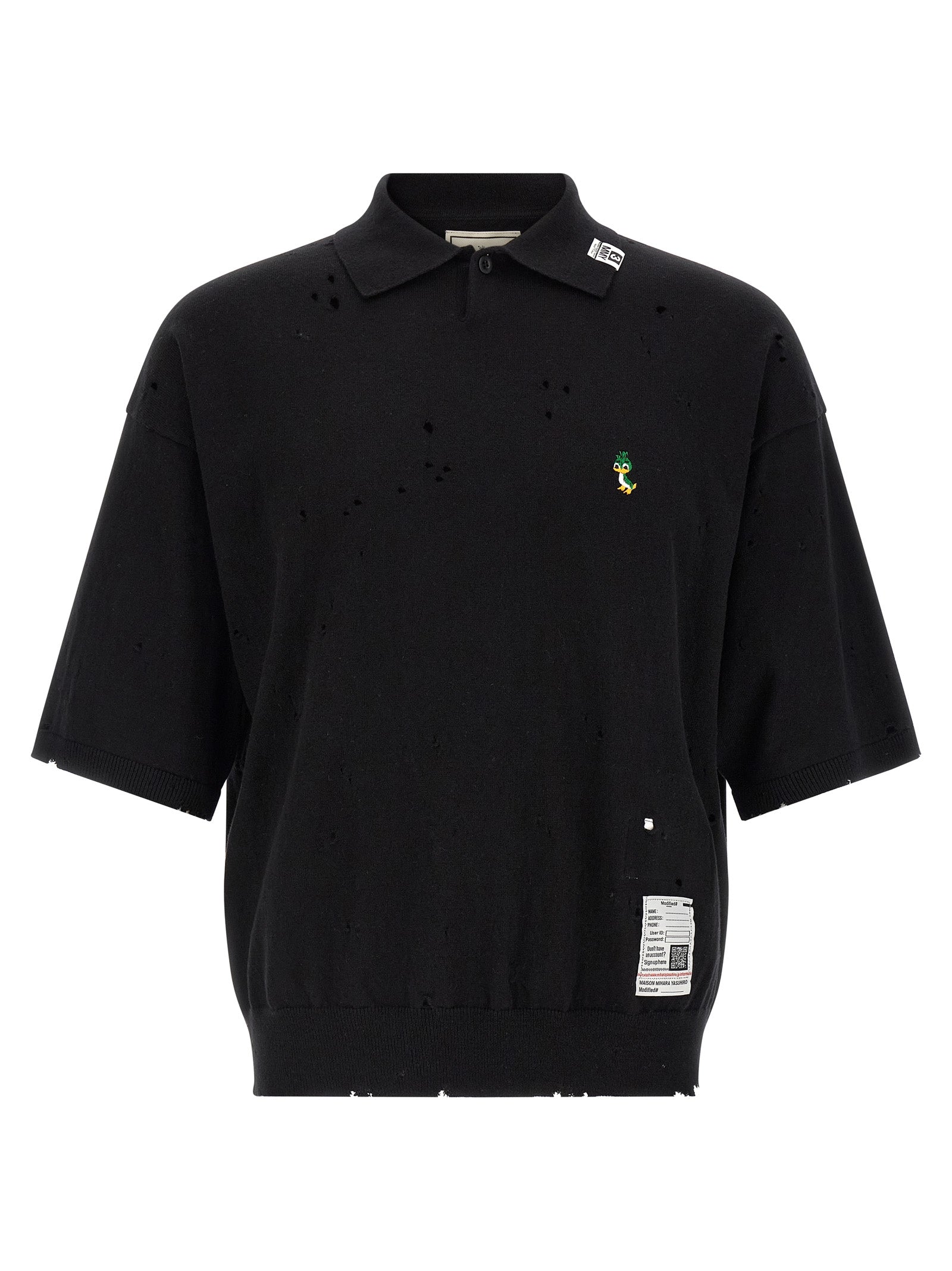 Maison Mihara Yasuhiro Embroidery Polo Shirt