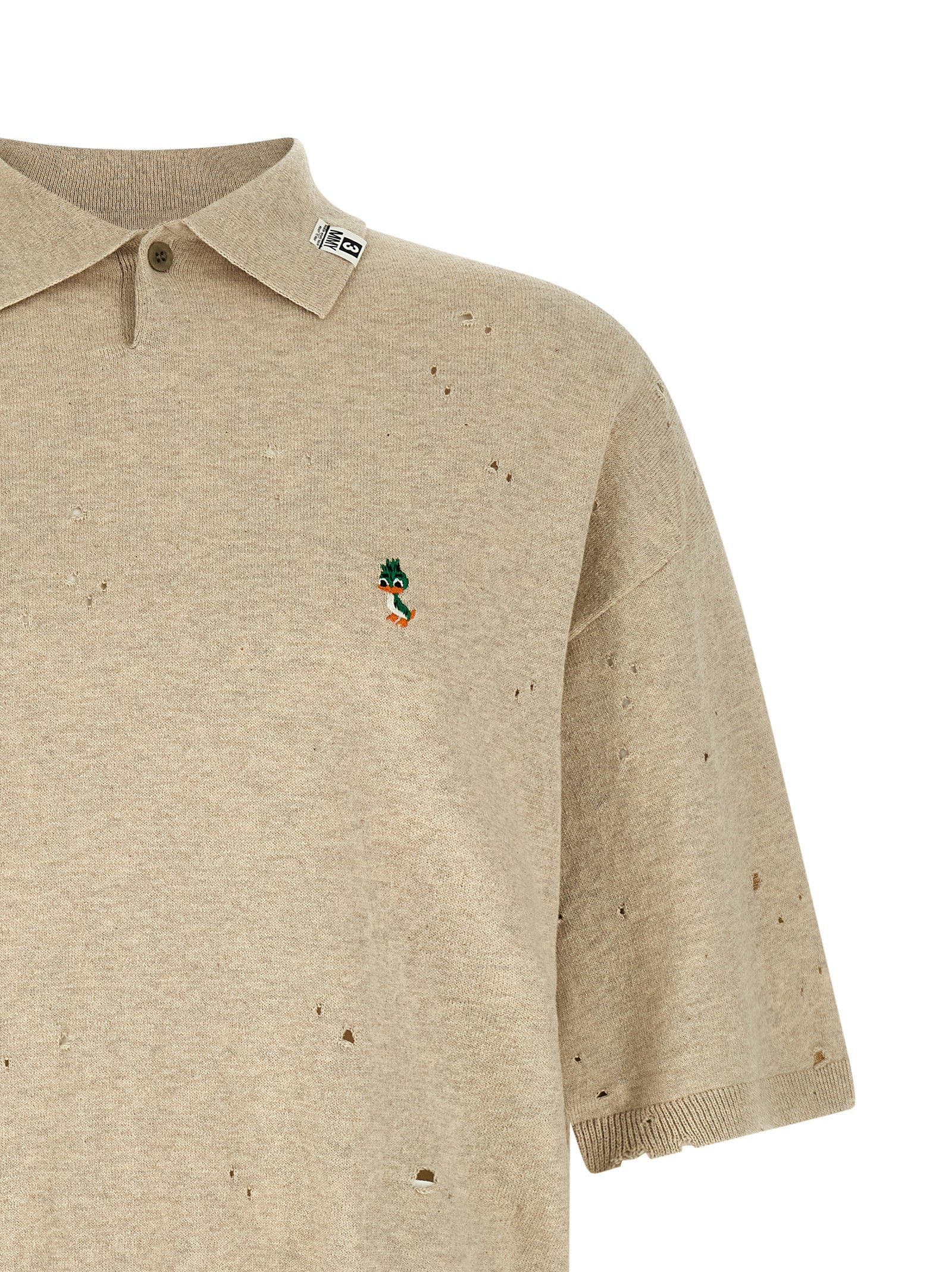Maison Mihara Yasuhiro Embroidery Polo Shirt