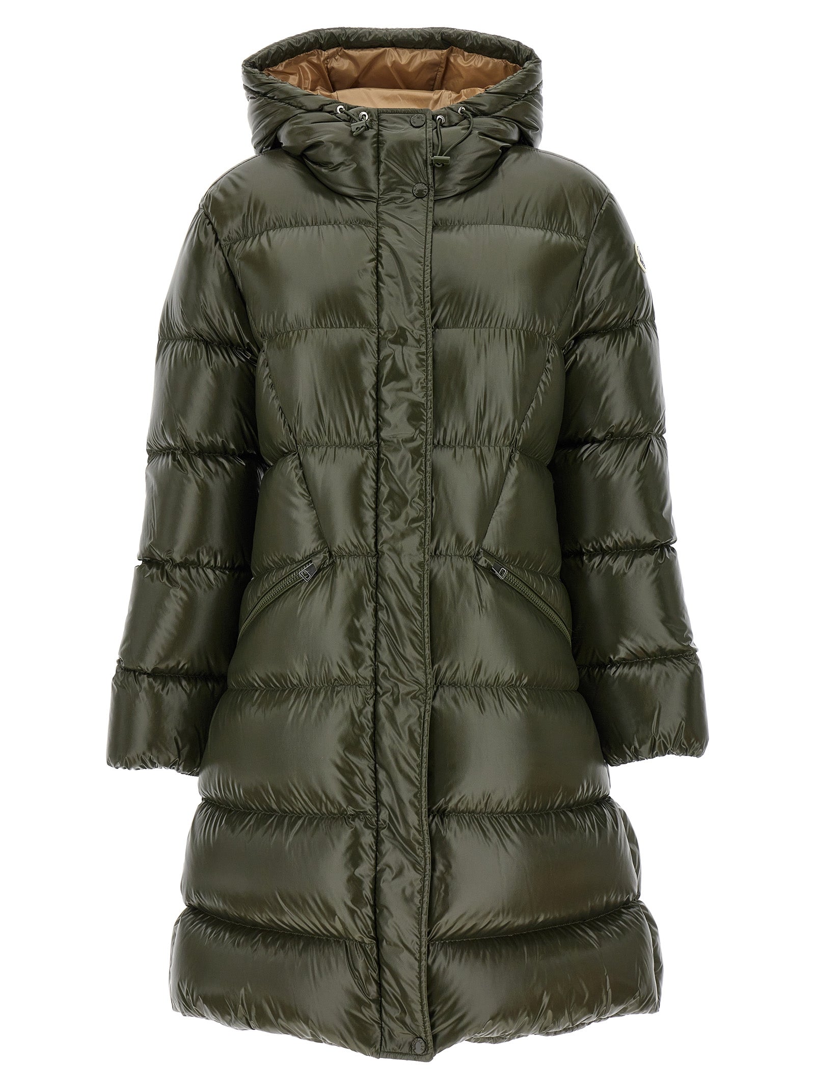 Moncler 'Bellevue' Long Down Jacket