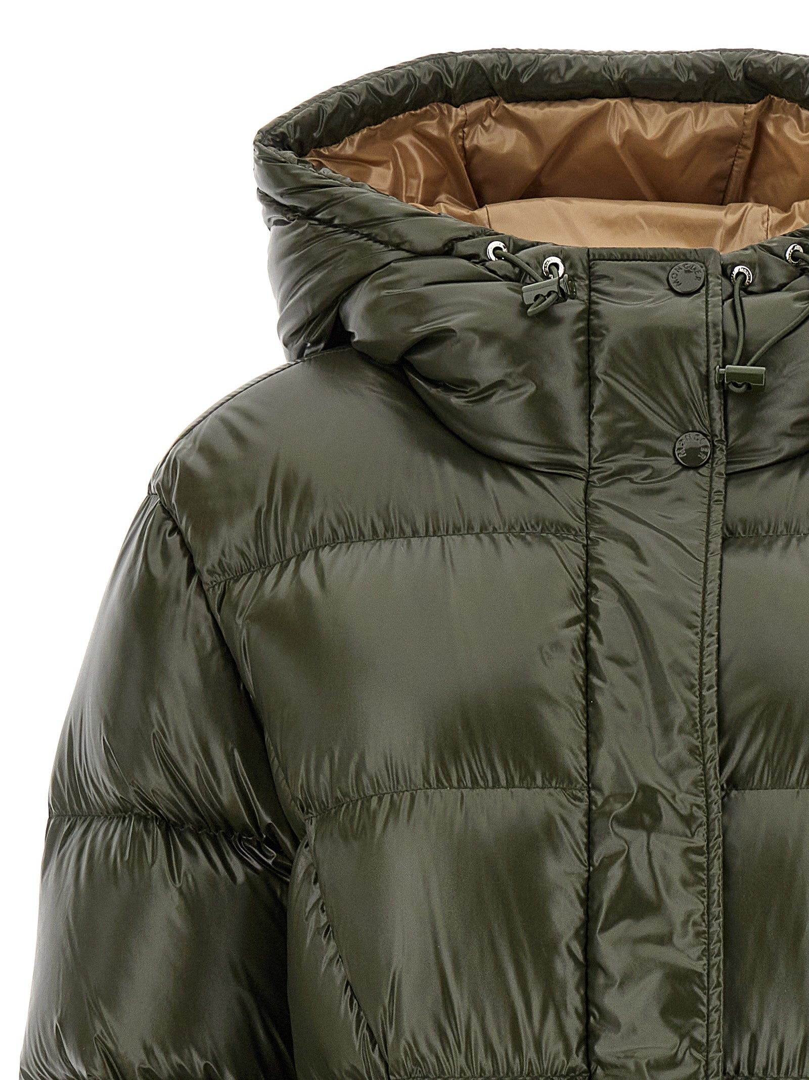 Moncler 'Bellevue' Long Down Jacket