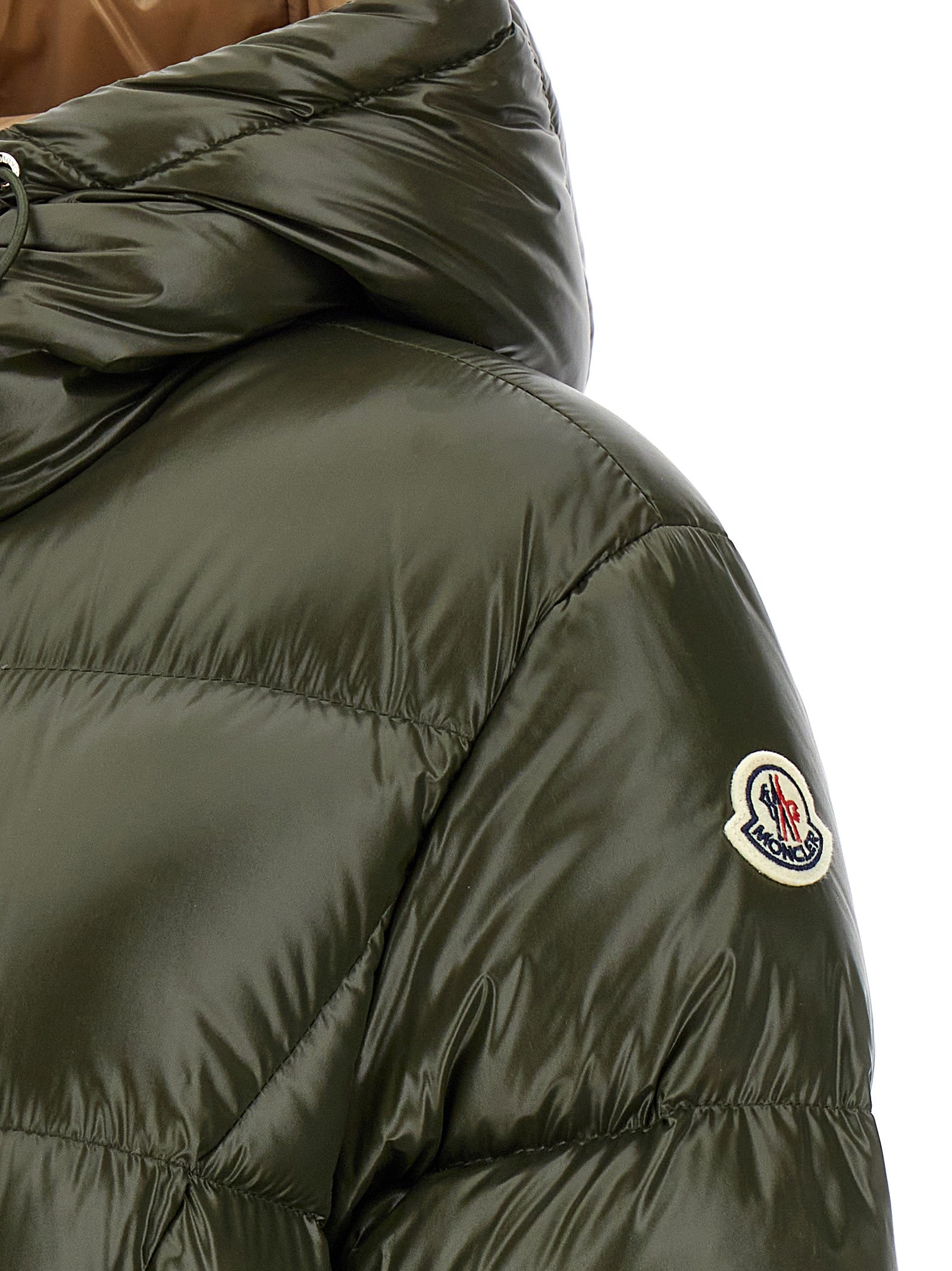 Moncler 'Bellevue' Long Down Jacket