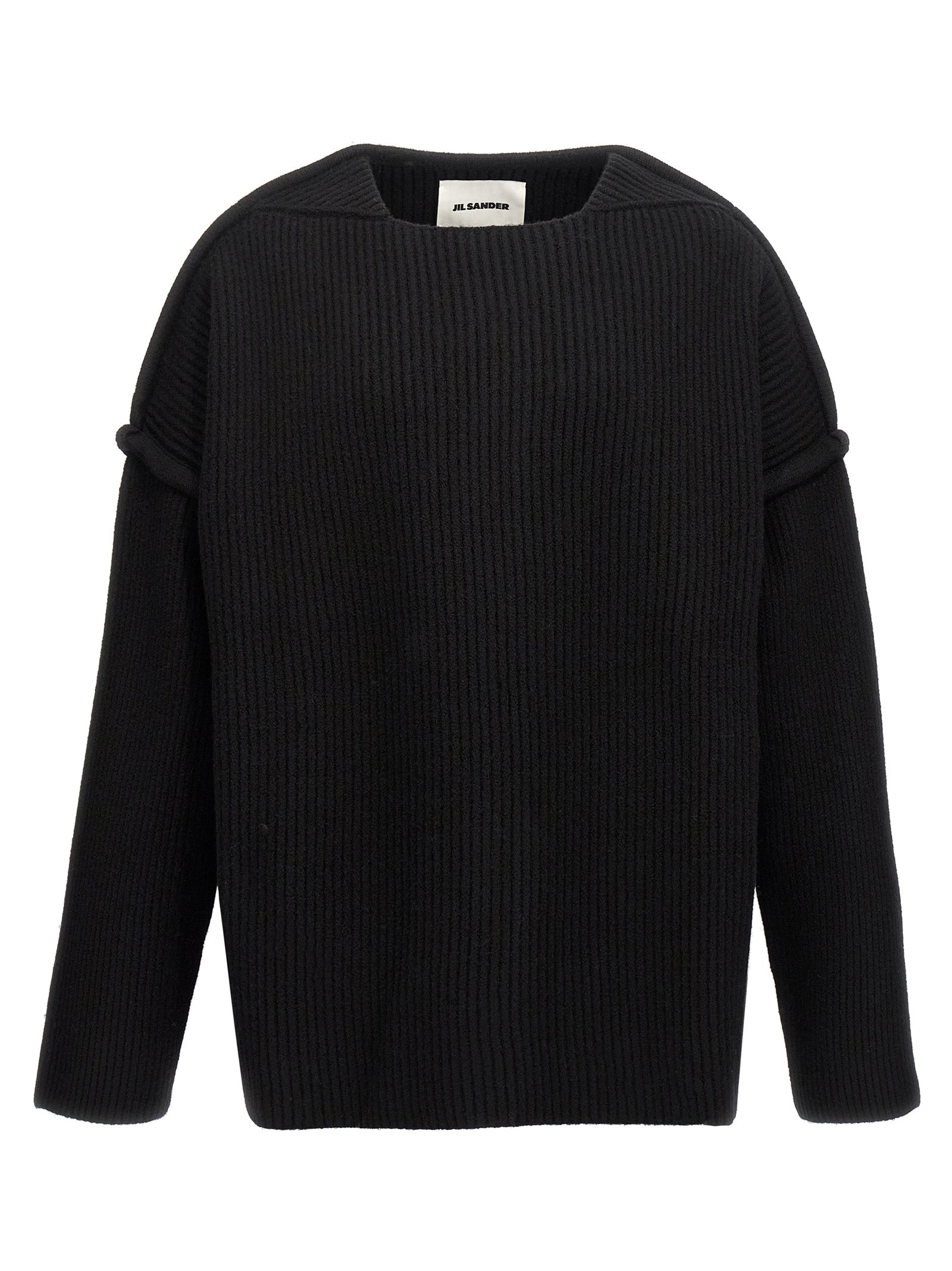 Jil Sander Geometric Neckline Sweater