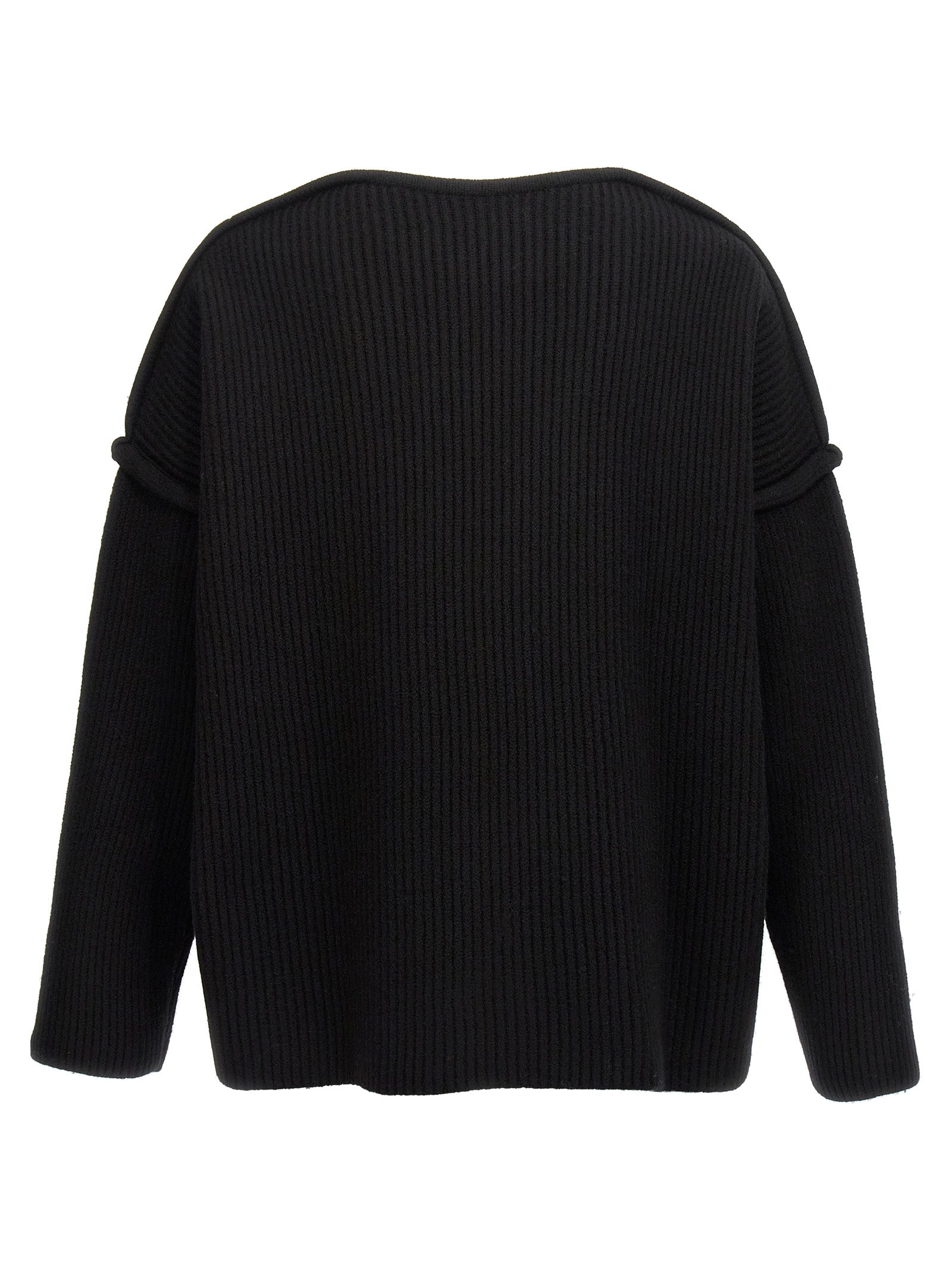 Jil Sander Geometric Neckline Sweater