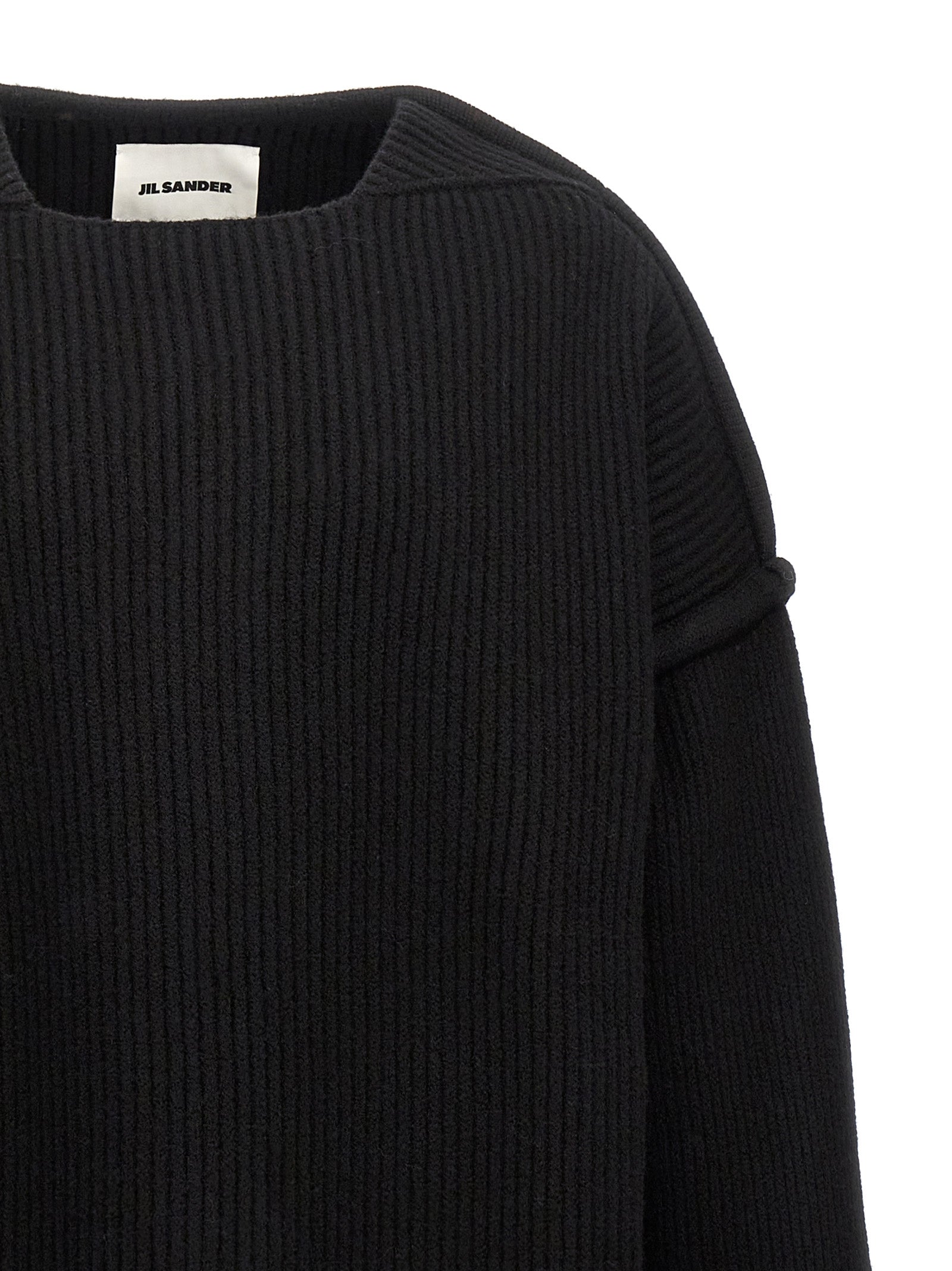 Jil Sander Geometric Neckline Sweater