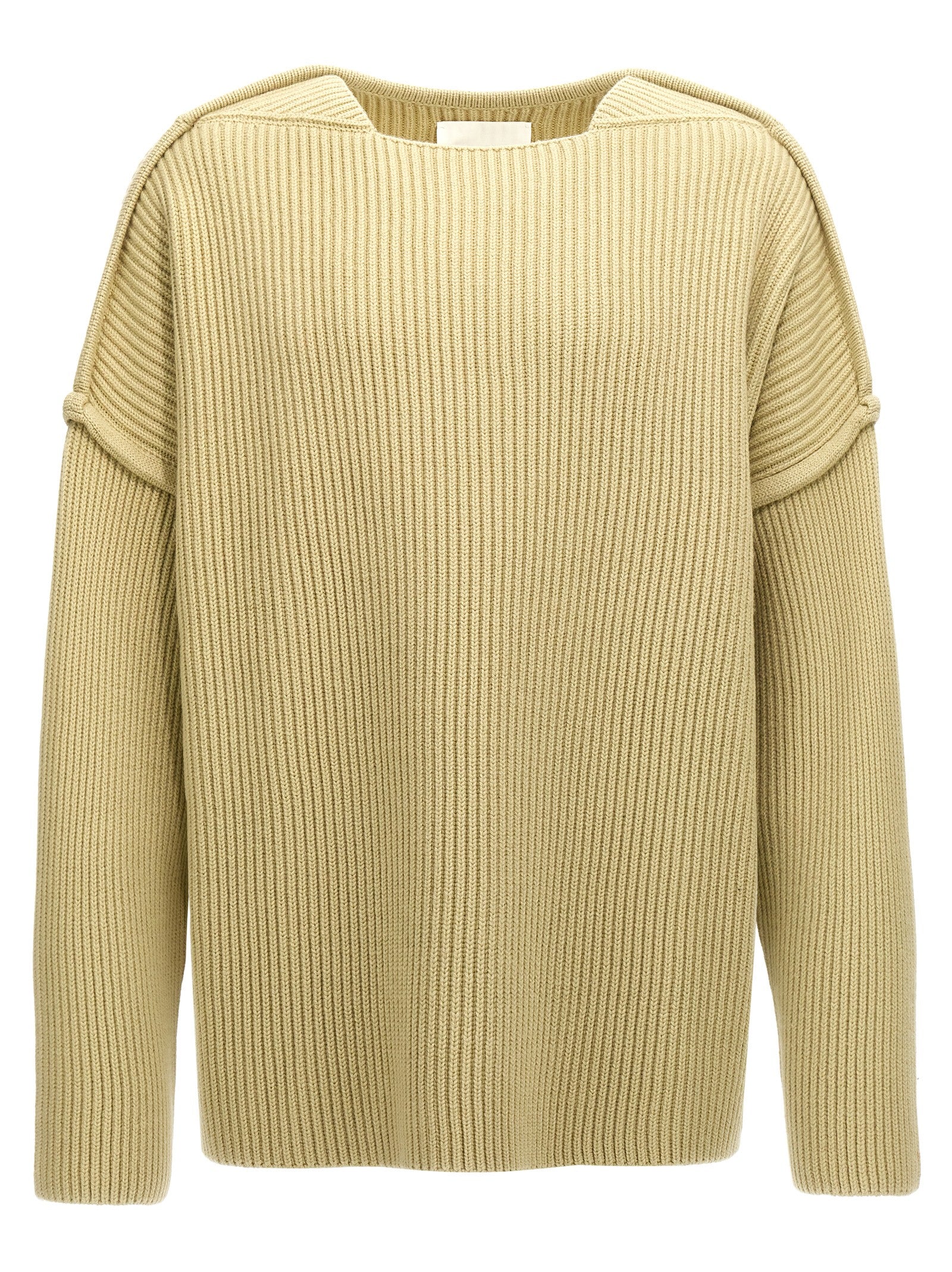 Jil Sander Geometric Neckline Sweater