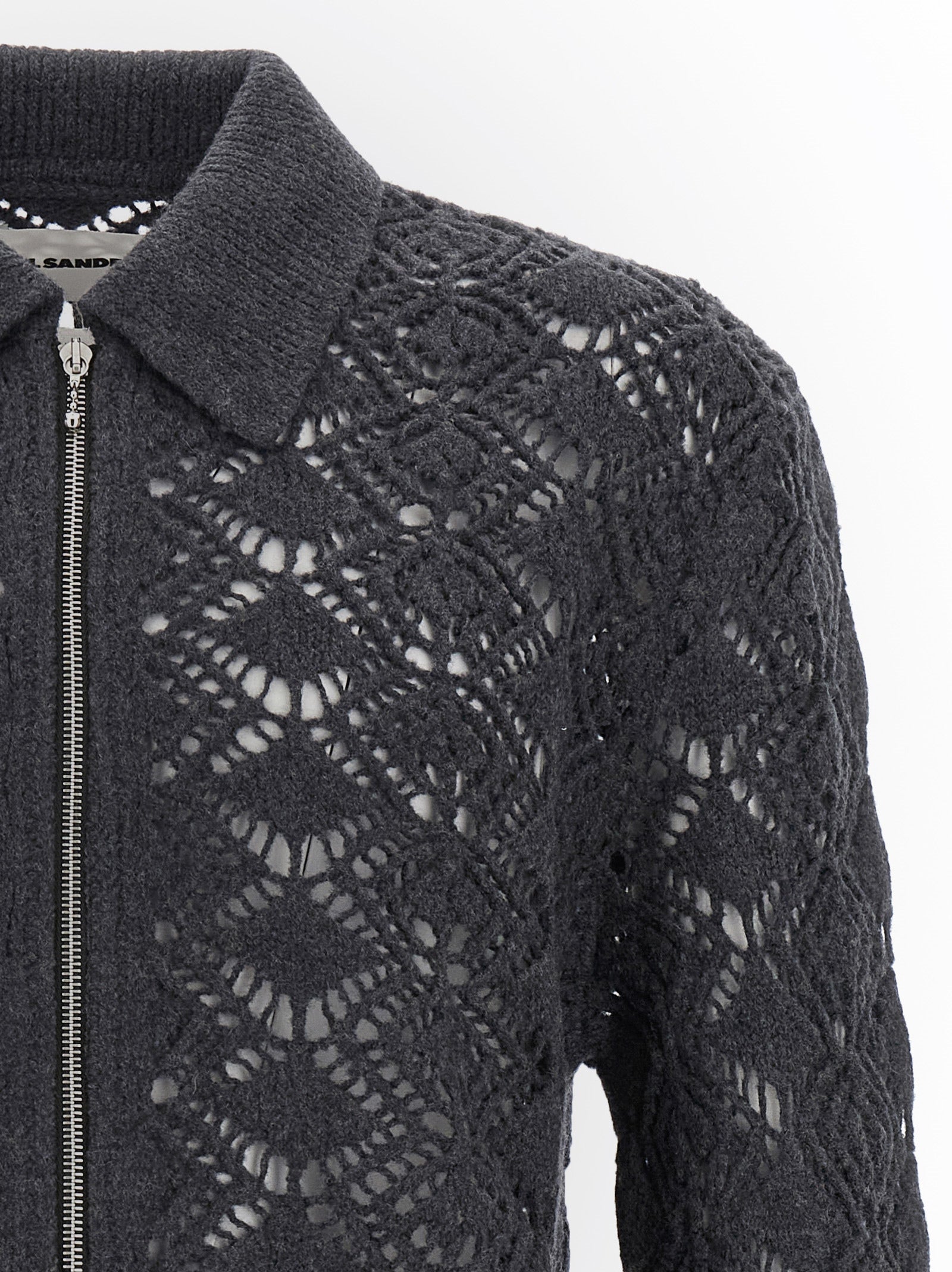 Jil Sander Openwork Wool Cardigan
