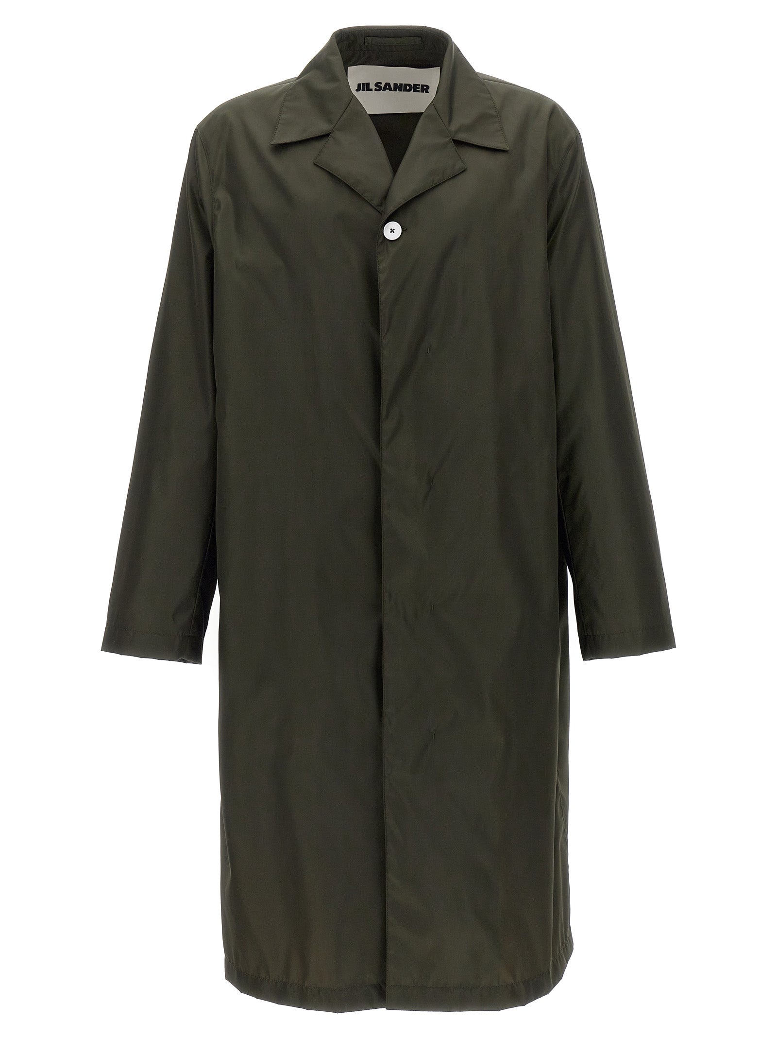 Jil Sander Single-Breasted Trench Coat