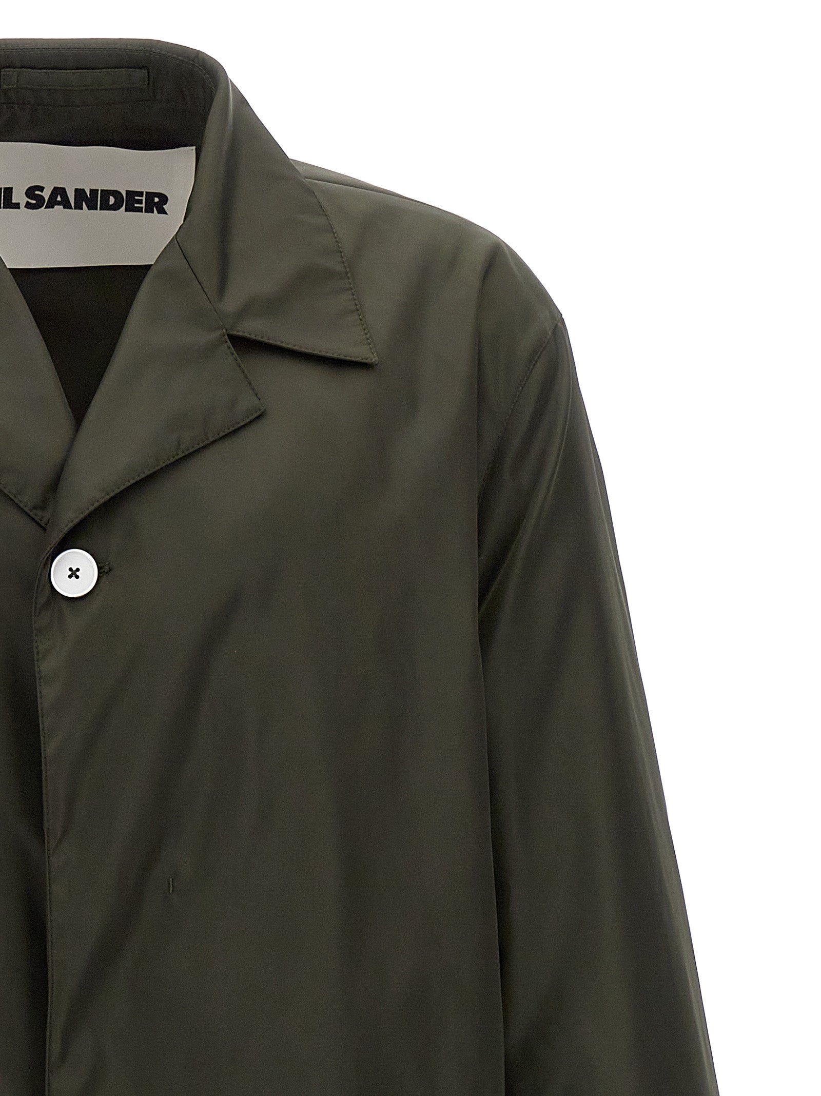 Jil Sander Single-Breasted Trench Coat