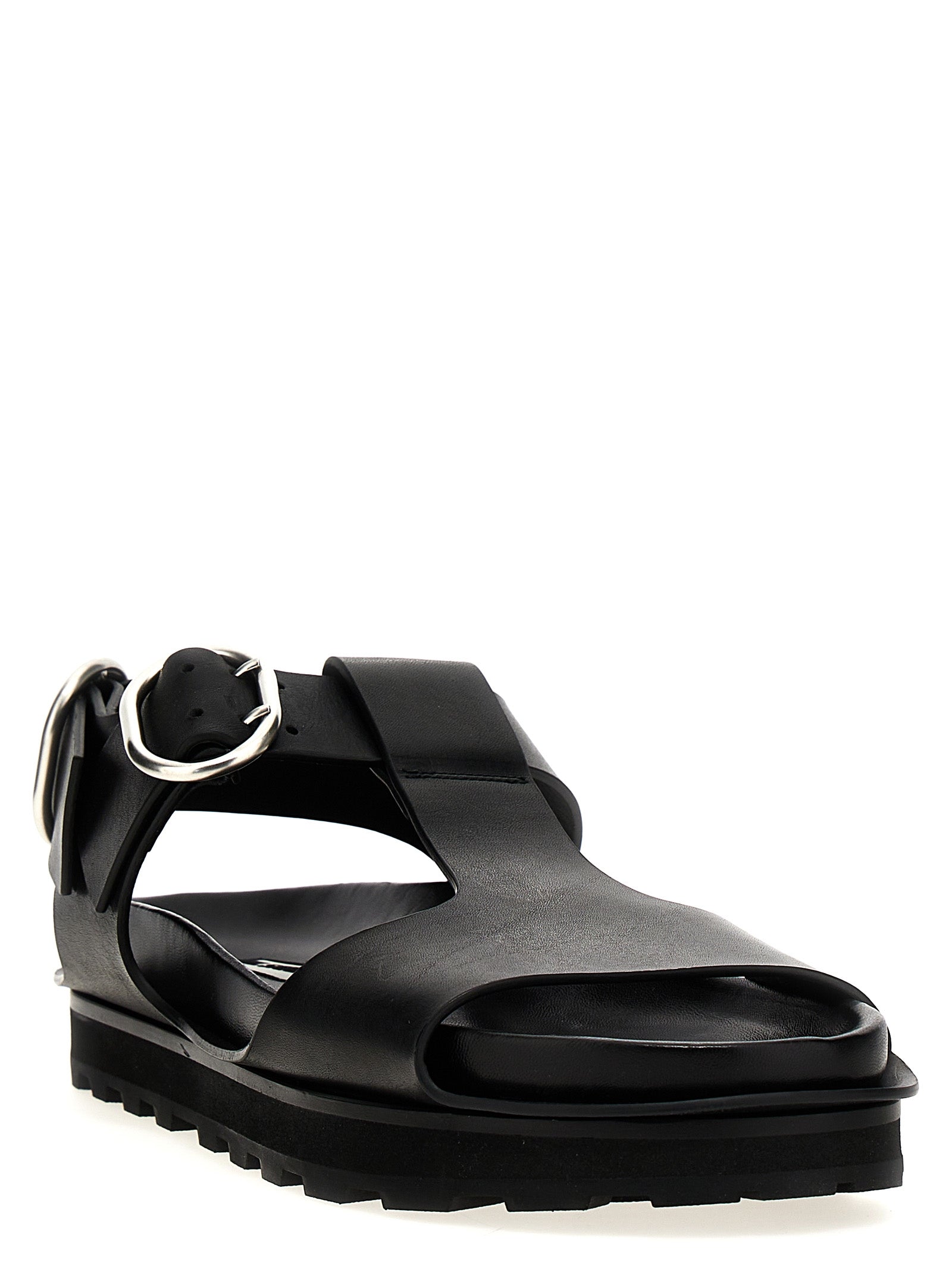 Jil Sander Leather Sandals