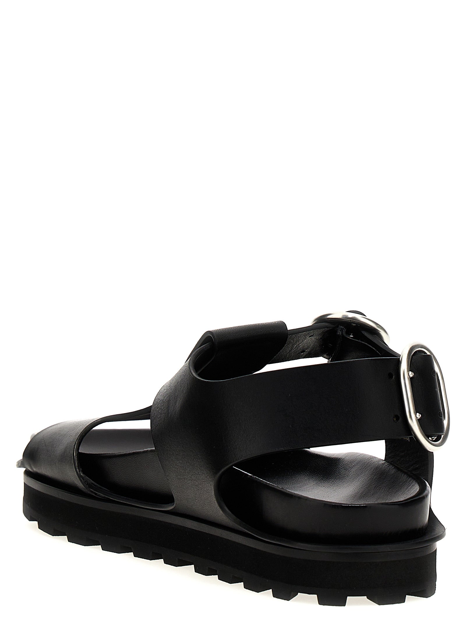 Jil Sander Leather Sandals