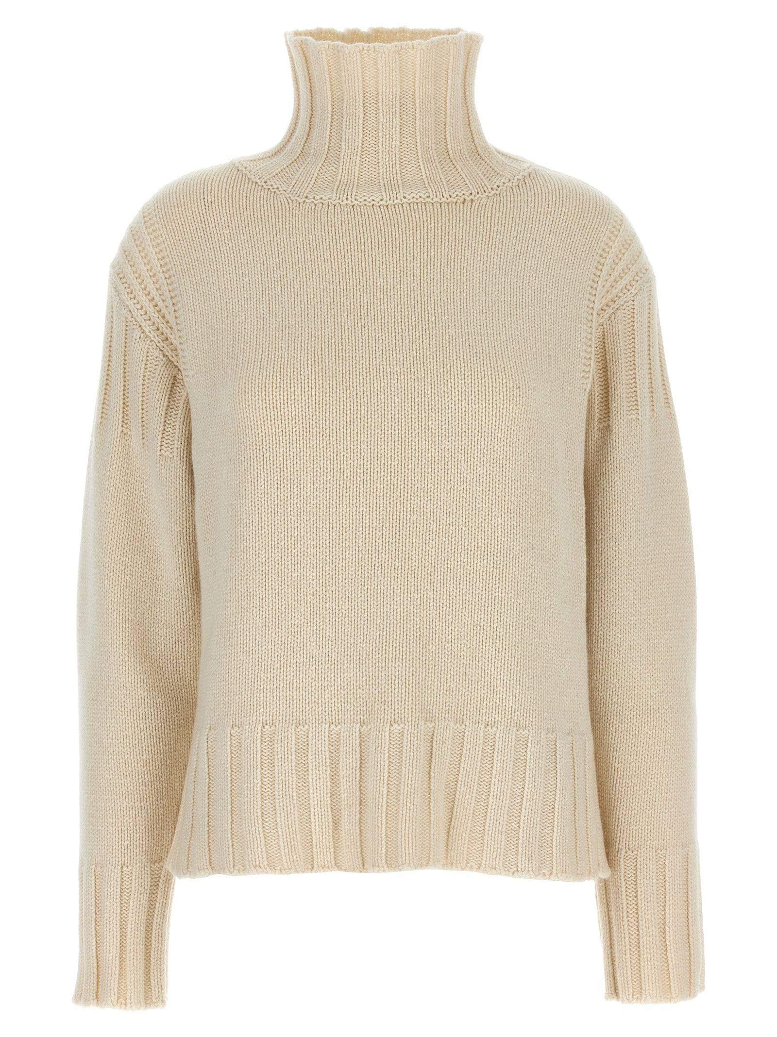 Jil Sander Ribbed Detail Sweater