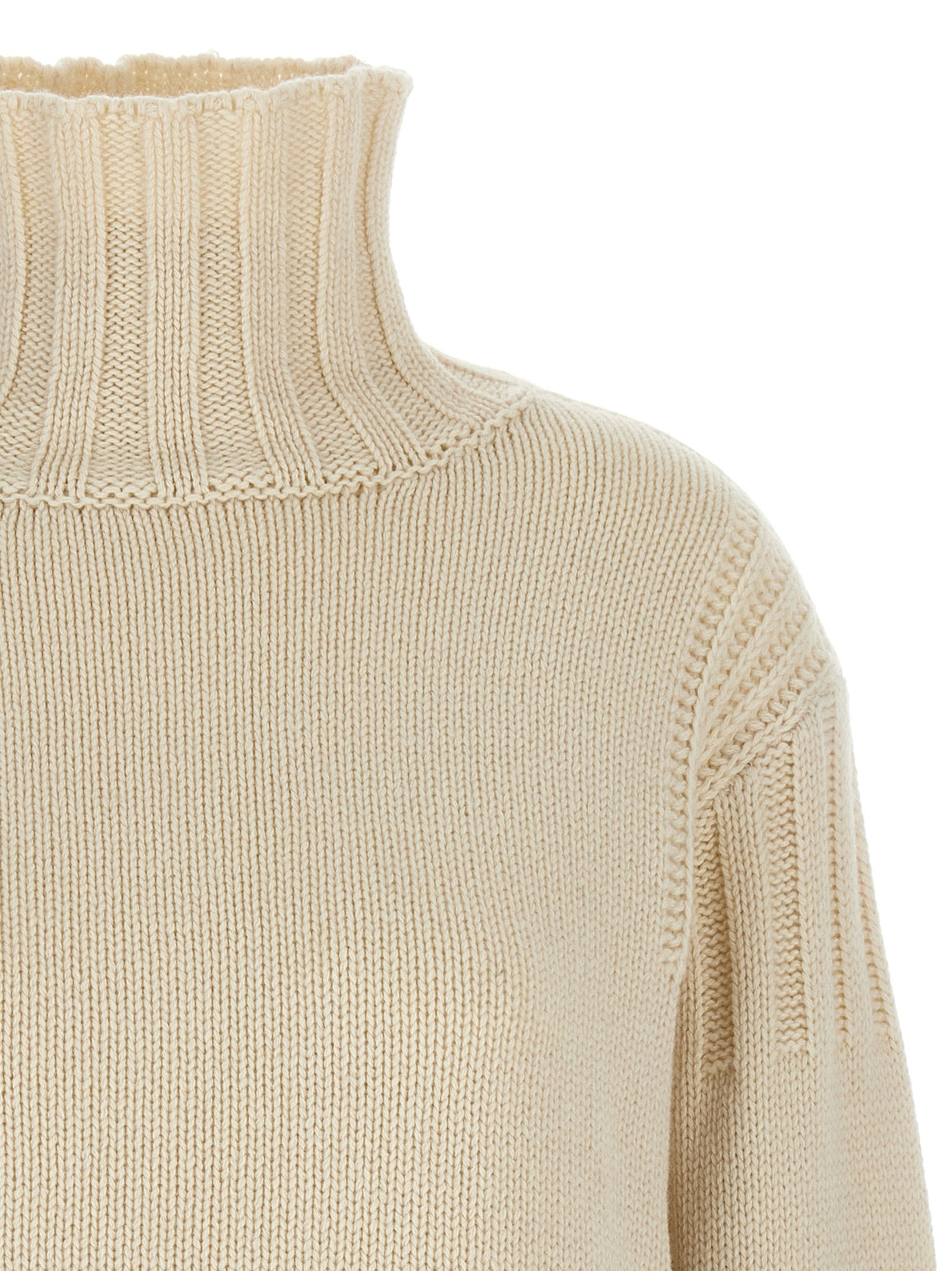 Jil Sander Ribbed Detail Sweater