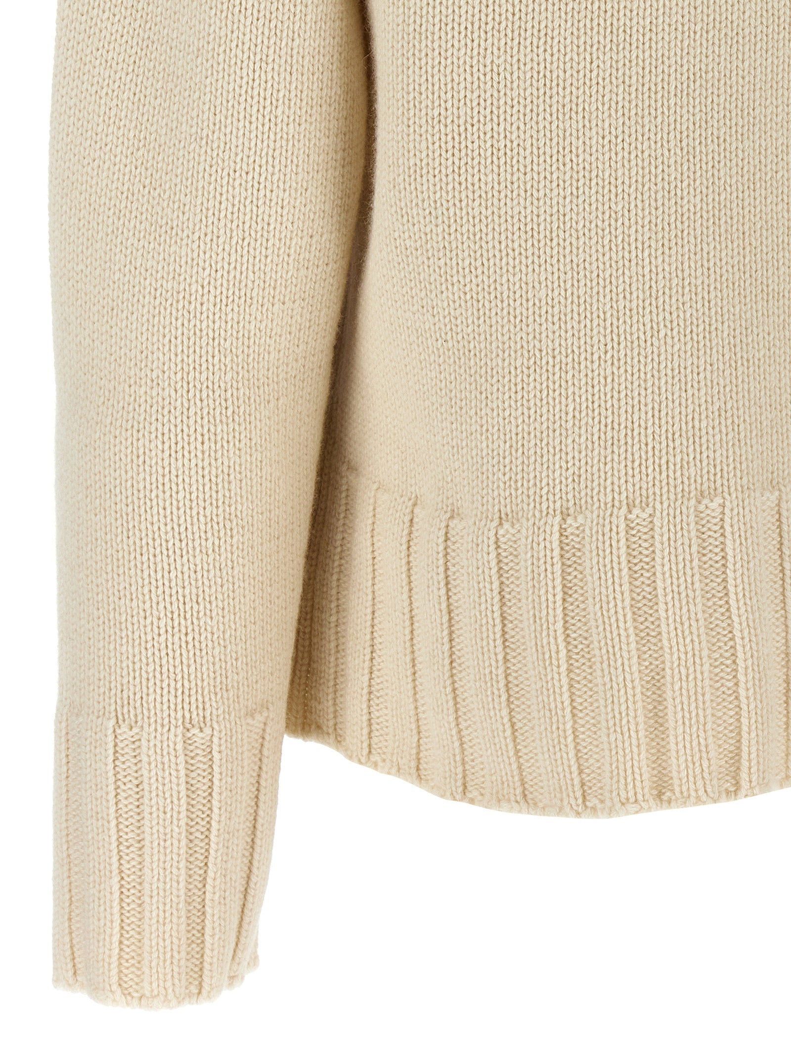 Jil Sander Ribbed Detail Sweater