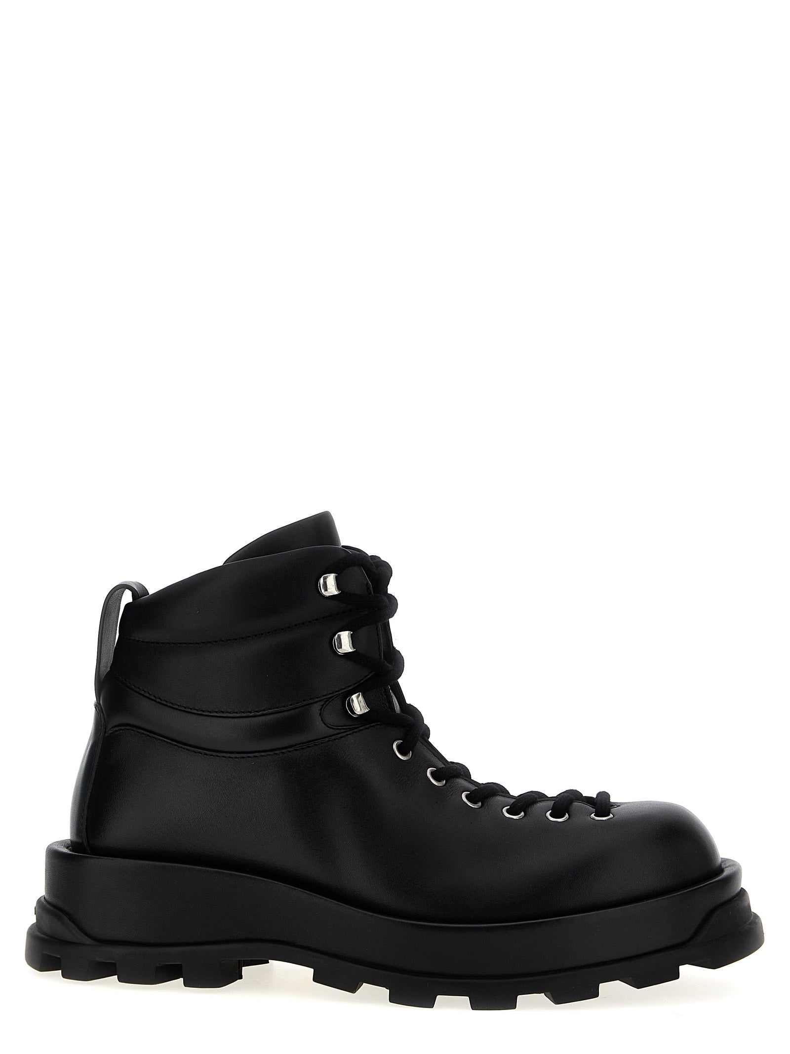 Jil Sander Leather Ankle Boots