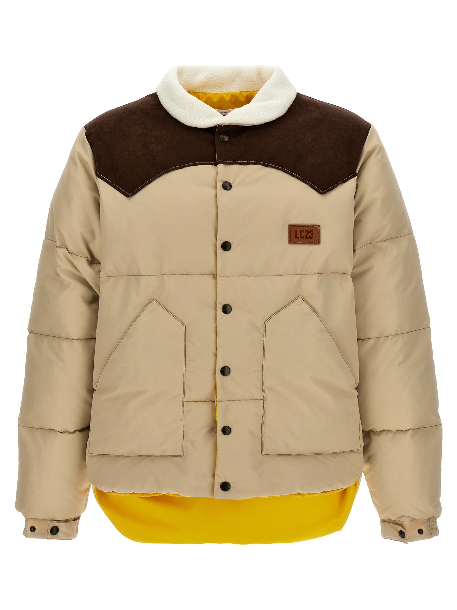 Lc23 'Paneled' Down Jacket