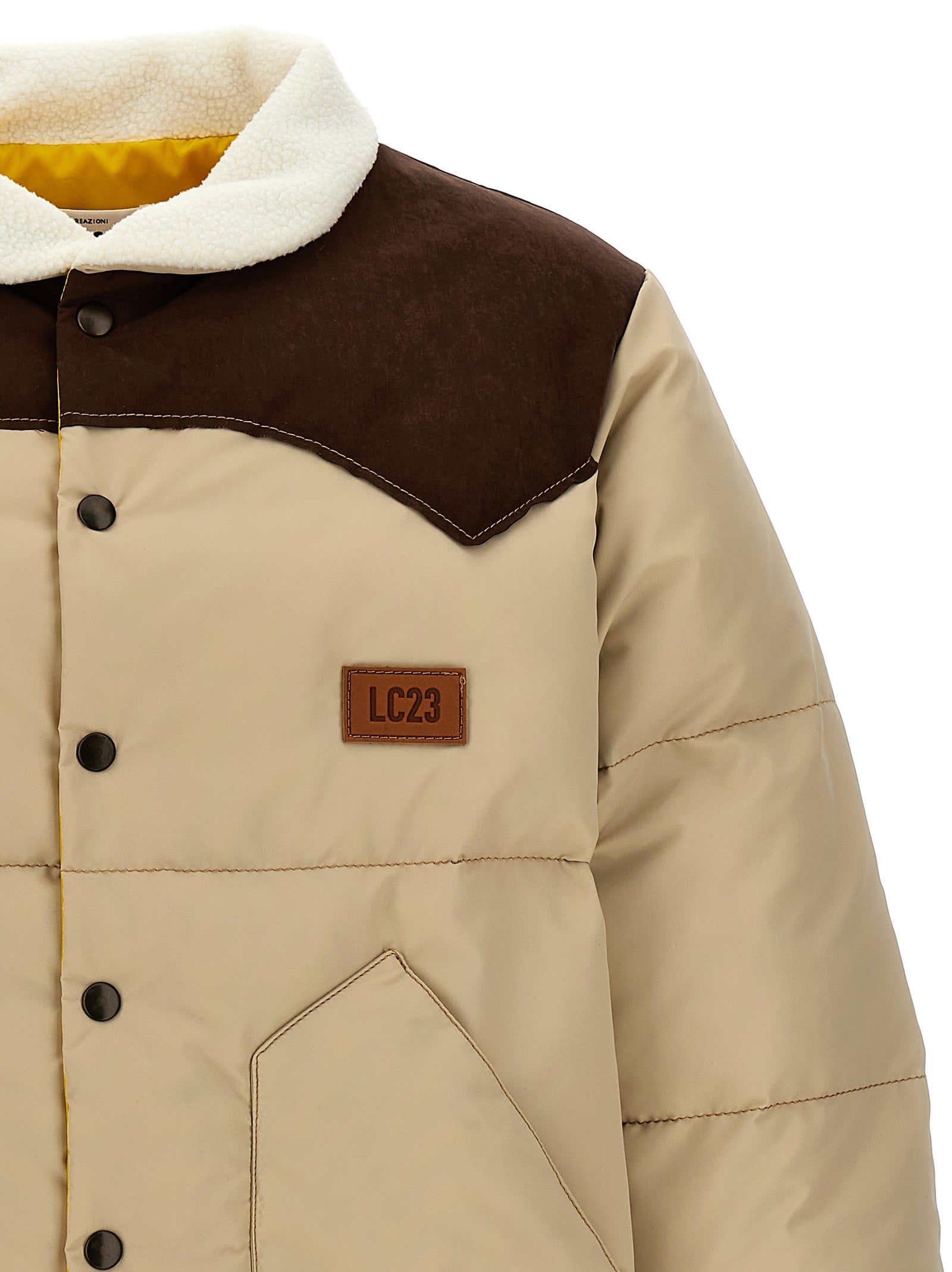 Lc23 'Paneled' Down Jacket