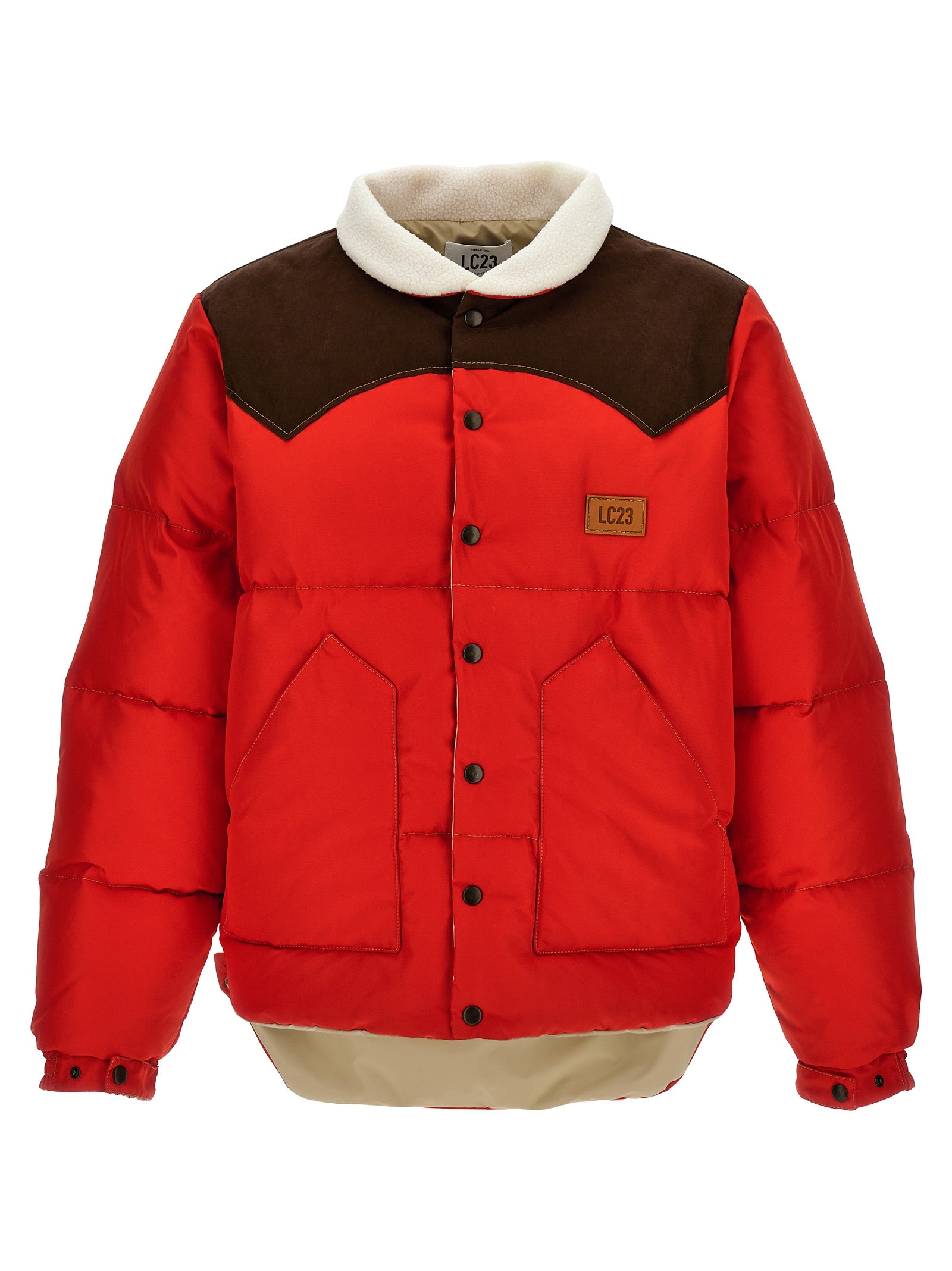 Lc23 'Paneled' Down Jacket