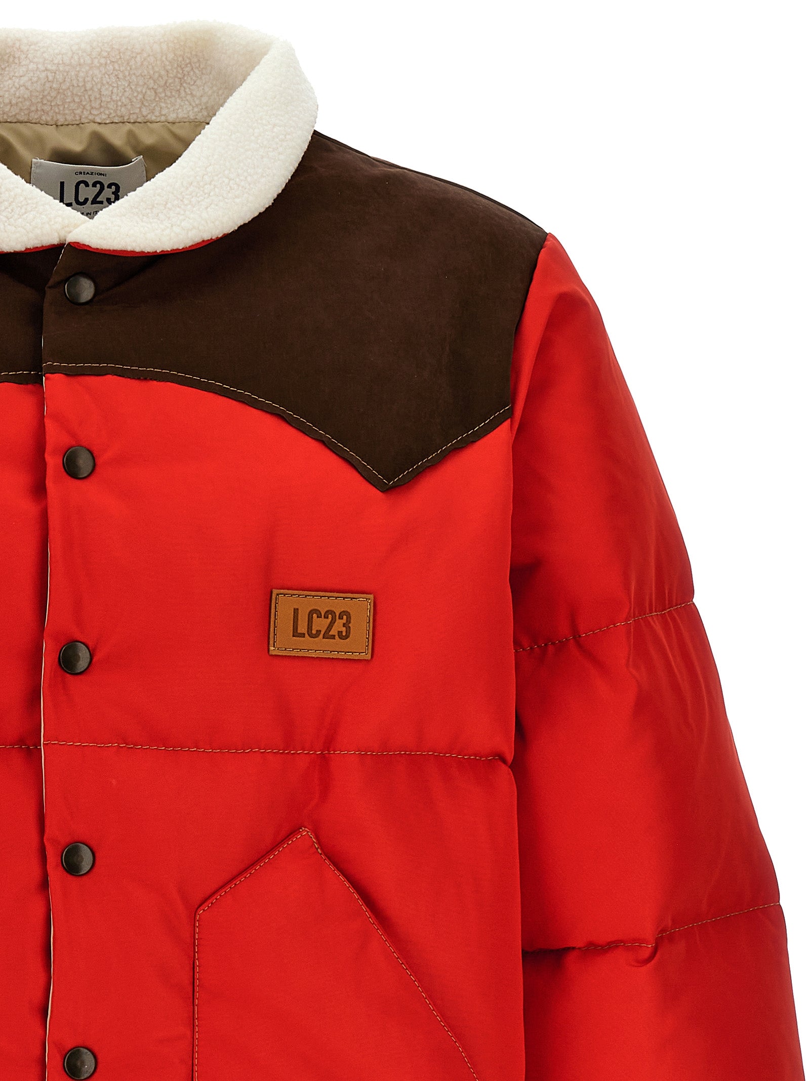 Lc23 'Paneled' Down Jacket