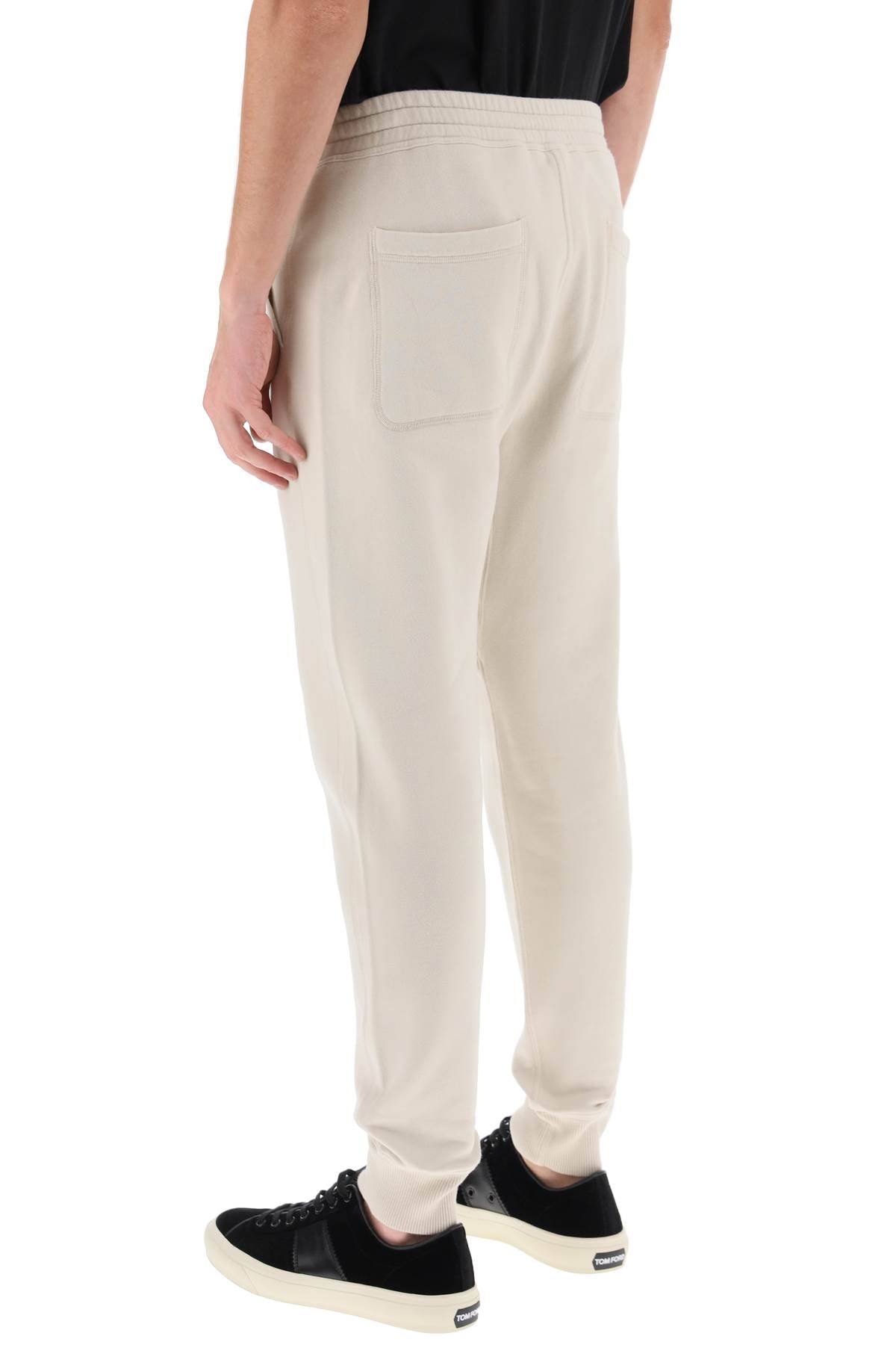 Tom Ford Cotton Drawstring Sweatpants Neutral