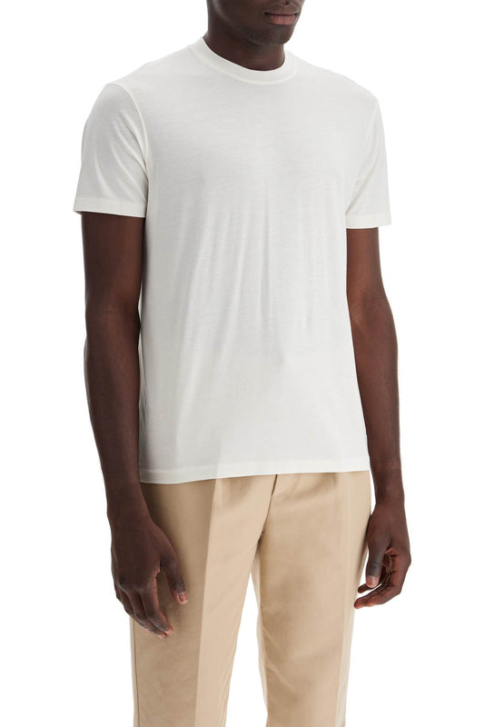 Tom Ford Cottono And Lyocell T-Shirt White