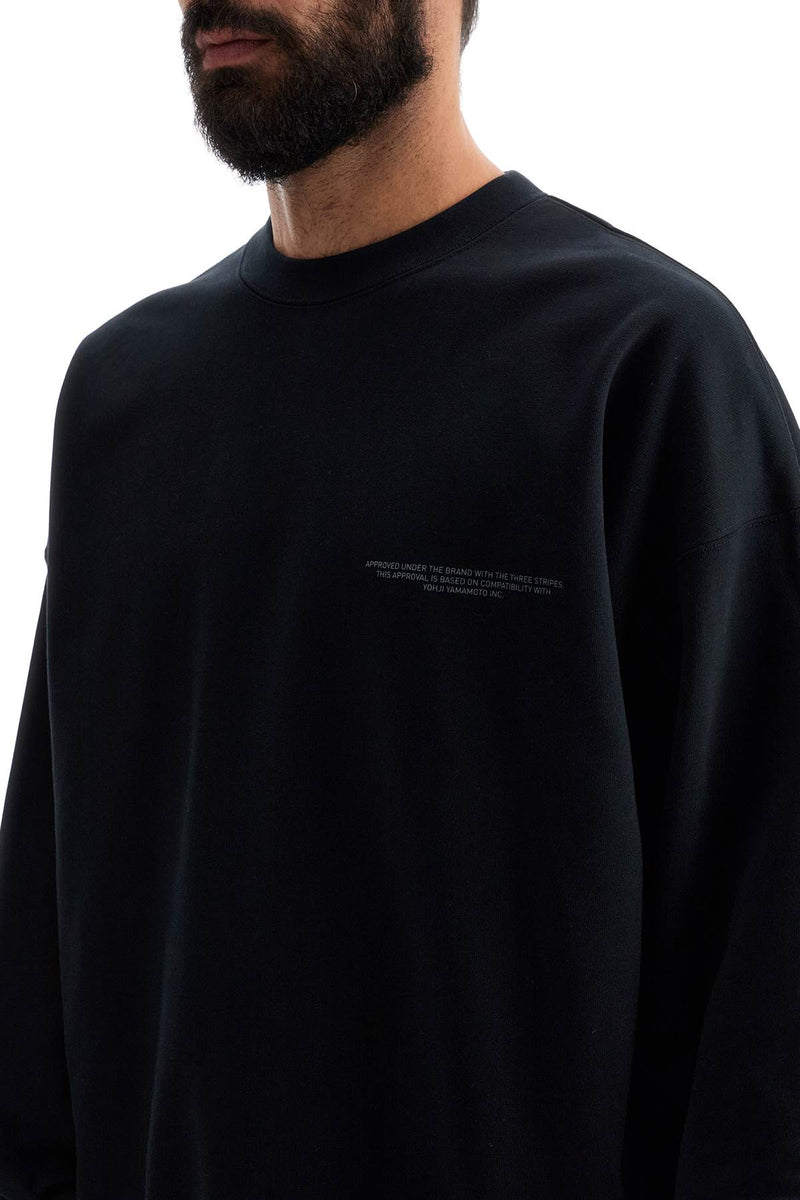 Y-3 Oversized Branded Sweat Black