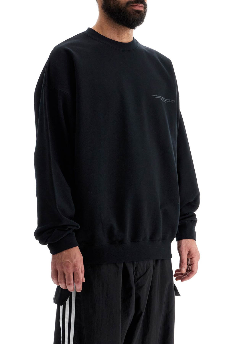 Y-3 Oversized Branded Sweat Black