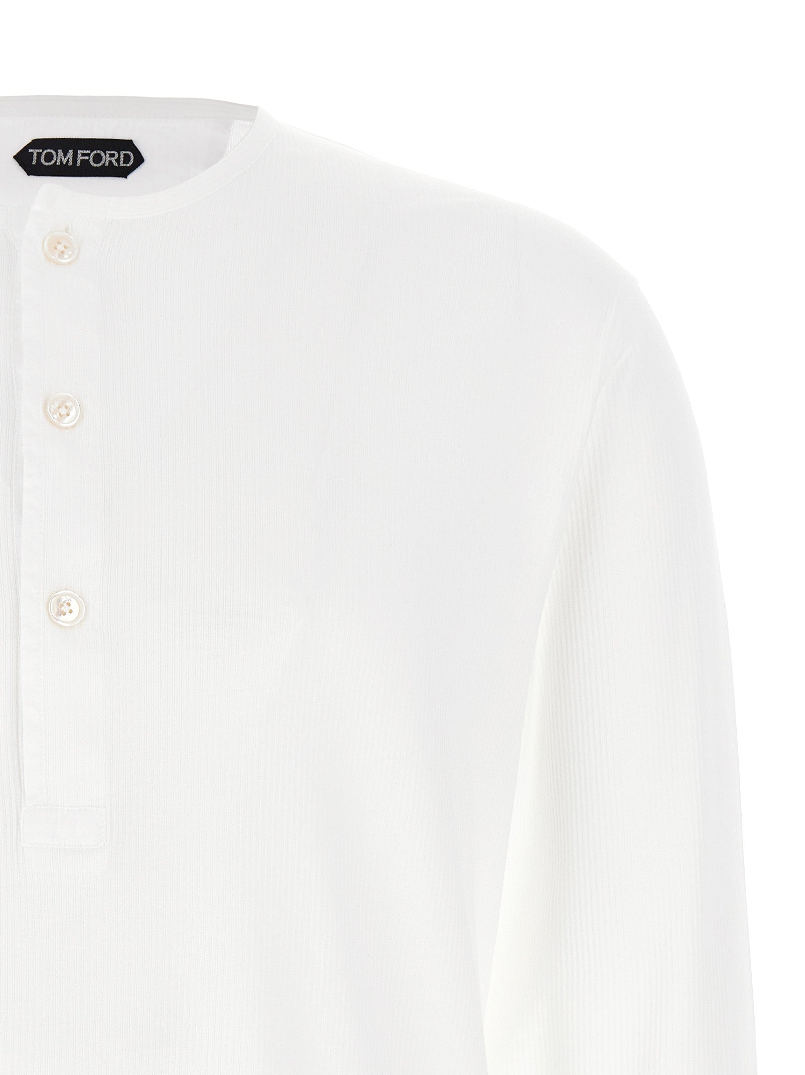 Tom Ford Ribbed Cotton T-Shirt