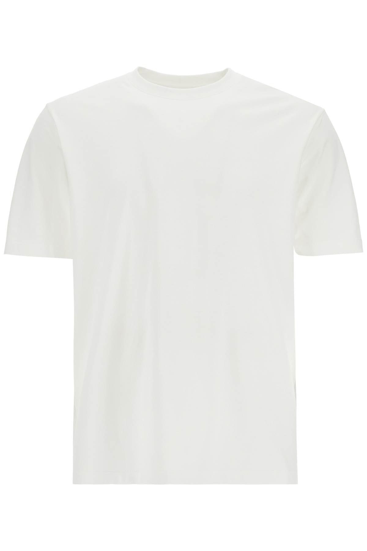 Y-3 White Cotton T-Shirt With Uniform Of The Streets Print