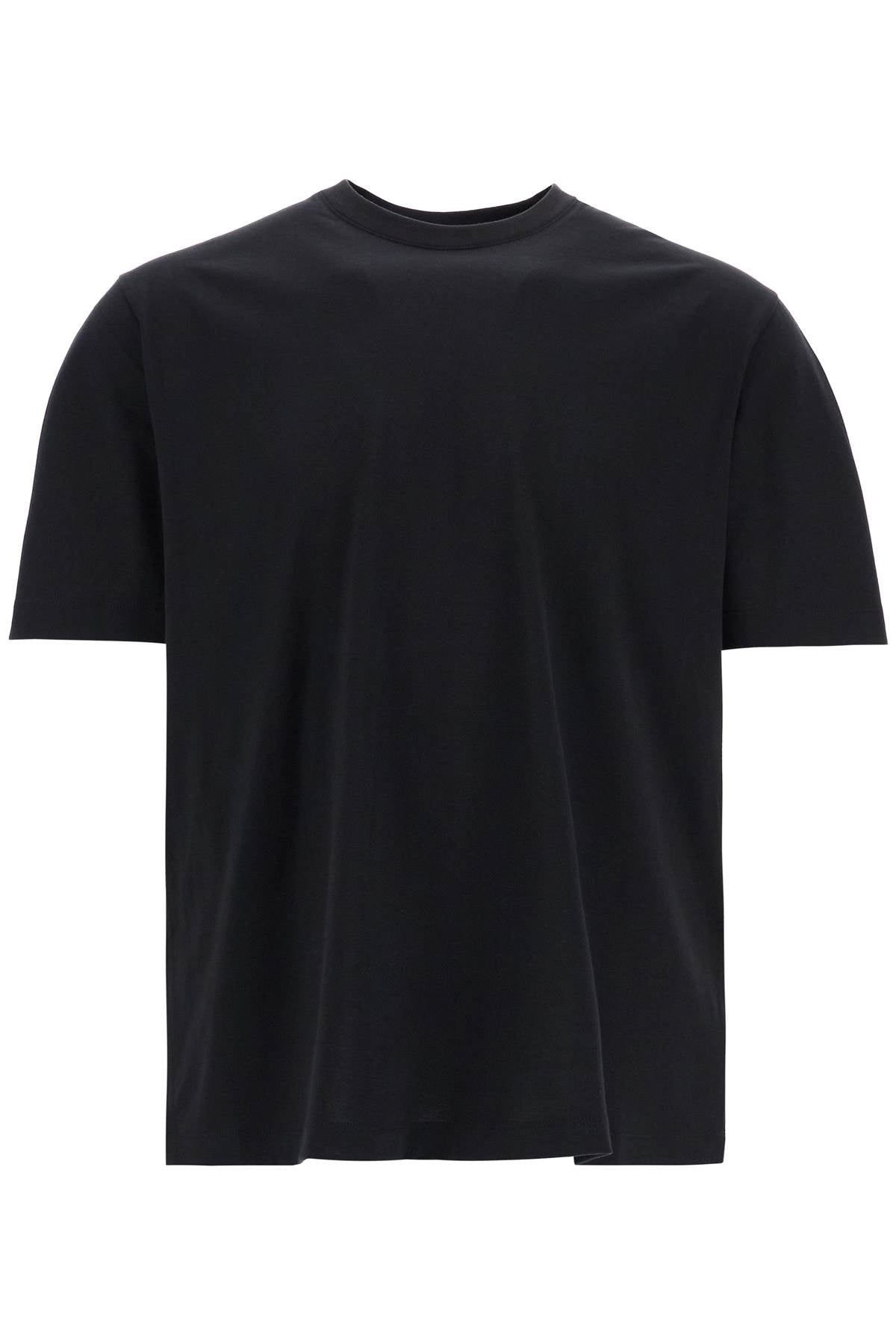 Y-3 Black Logo Cotton T-Shirt