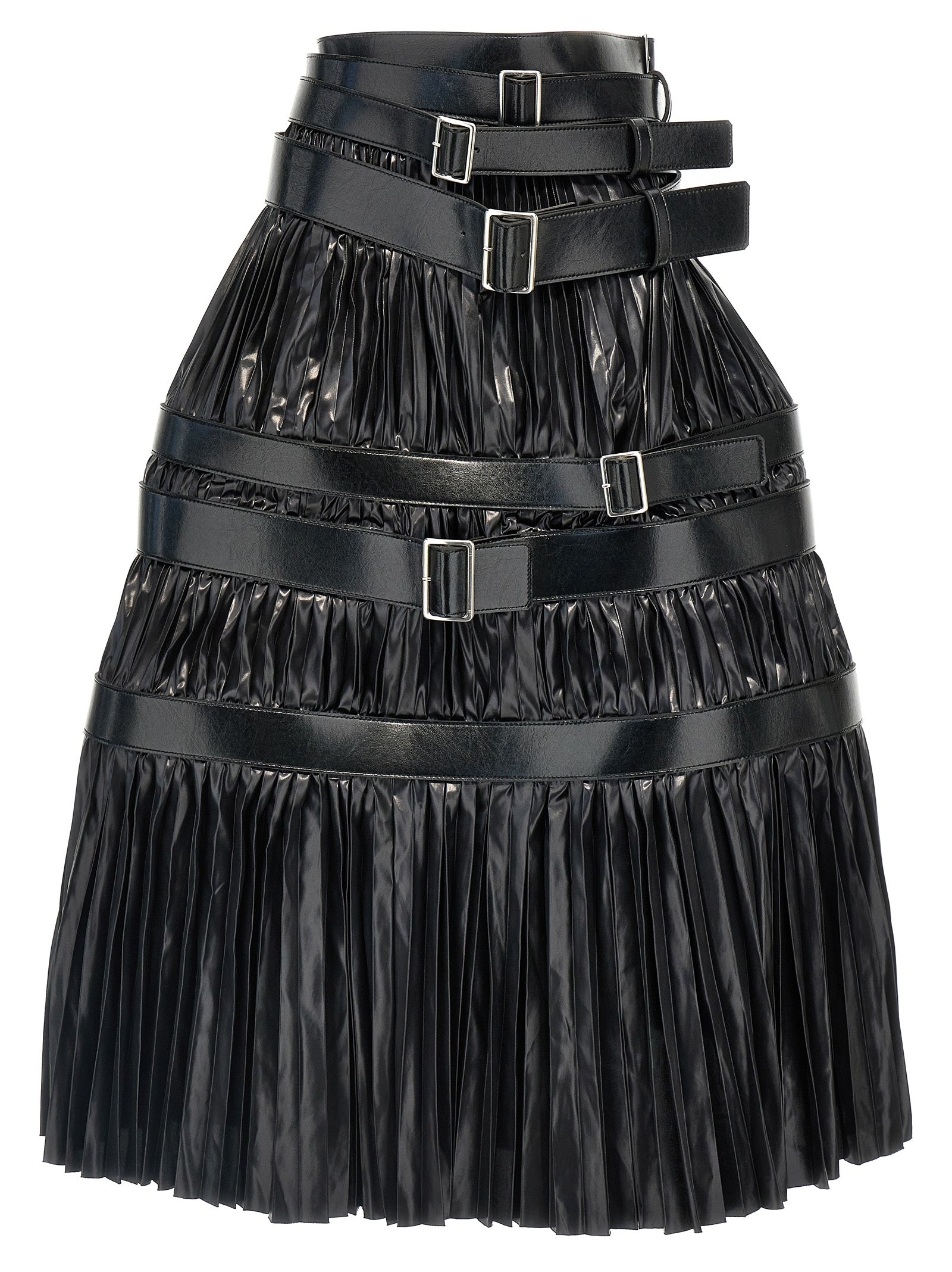 Junya Watanabe Pleated Skirt With Belts