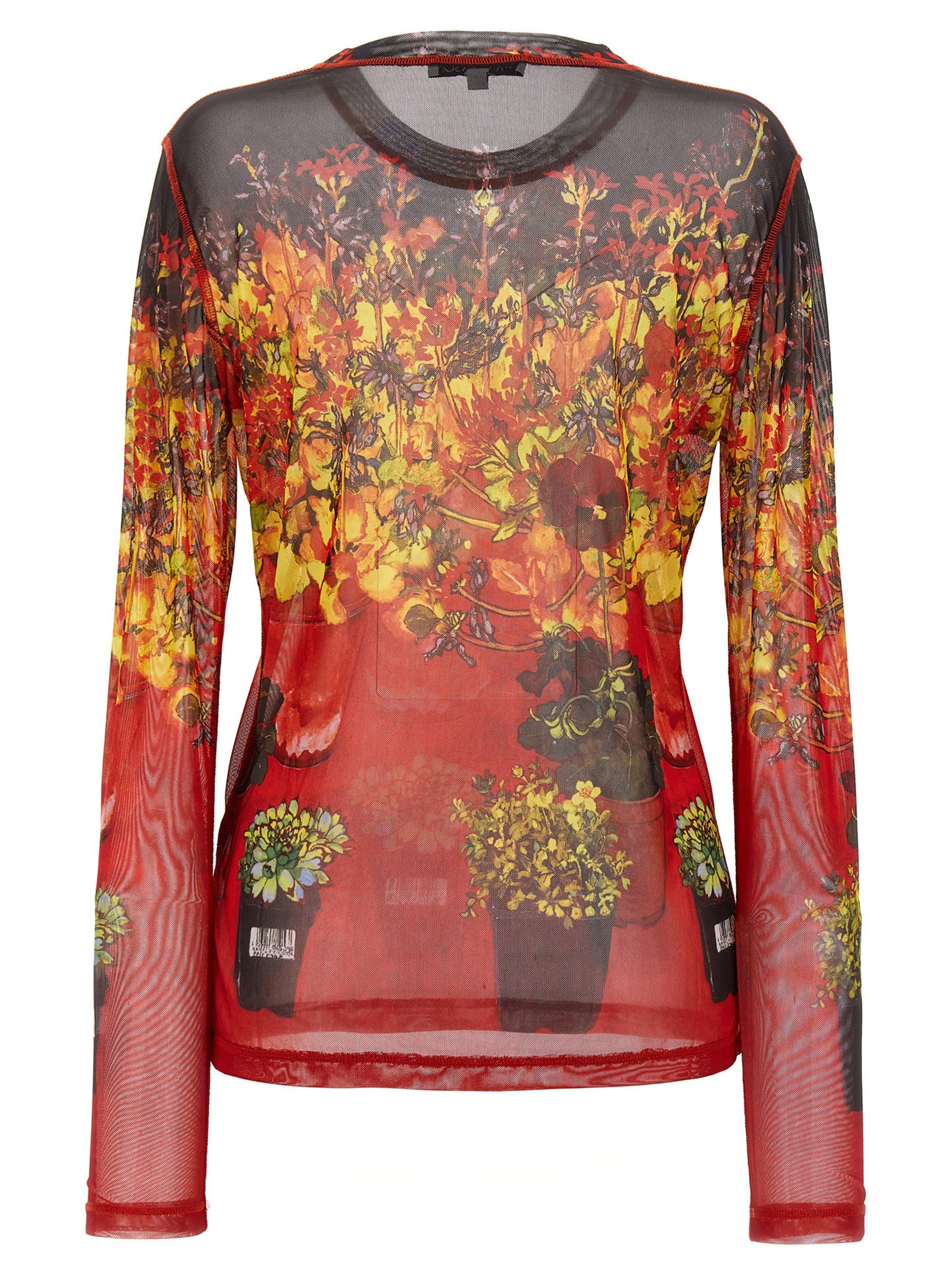 J.W.Anderson Printed Semi-Sheer Top