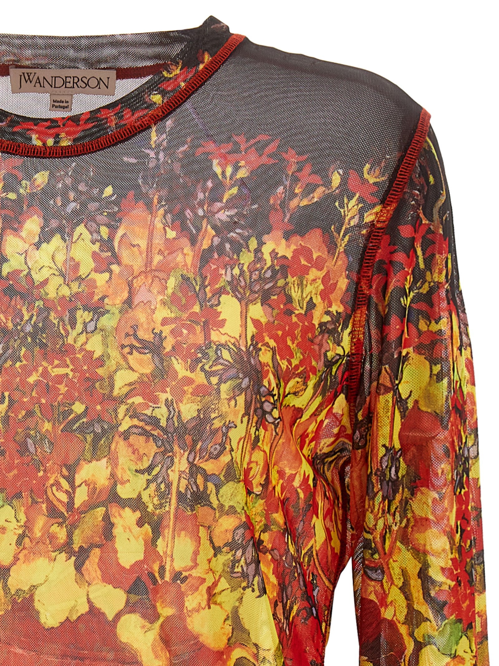 J.W.Anderson Printed Semi-Sheer Top