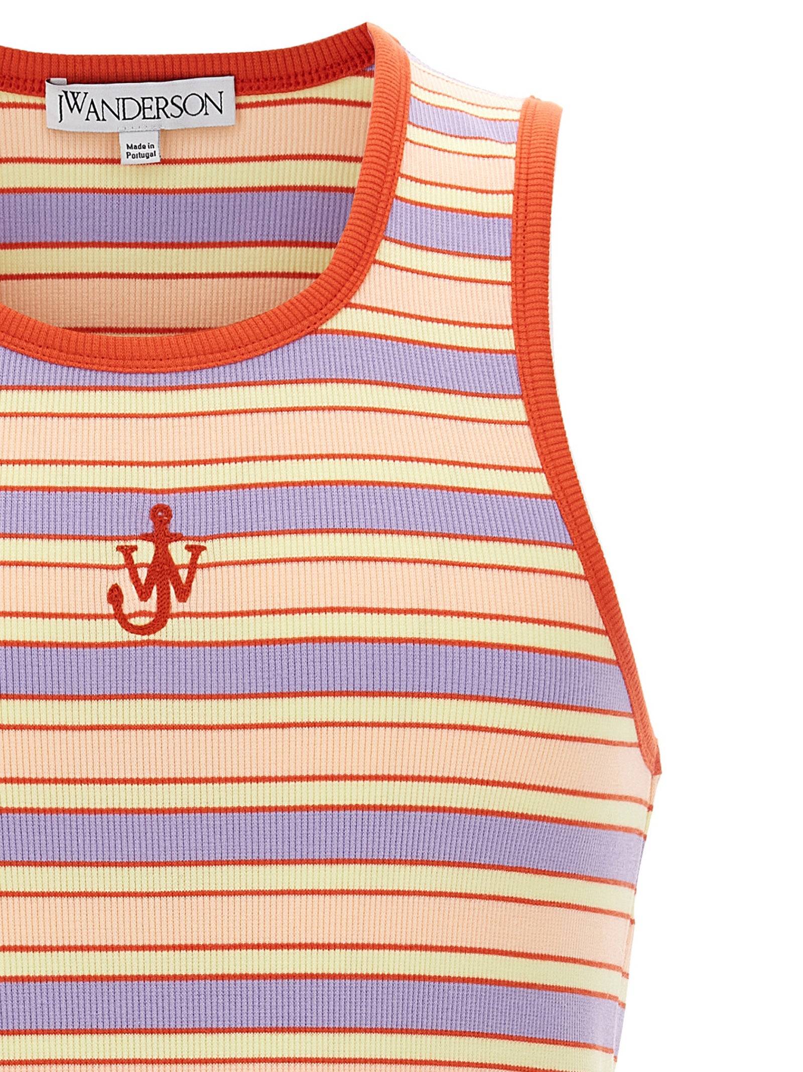 J.W.Anderson Logo Ribbed Tank Top