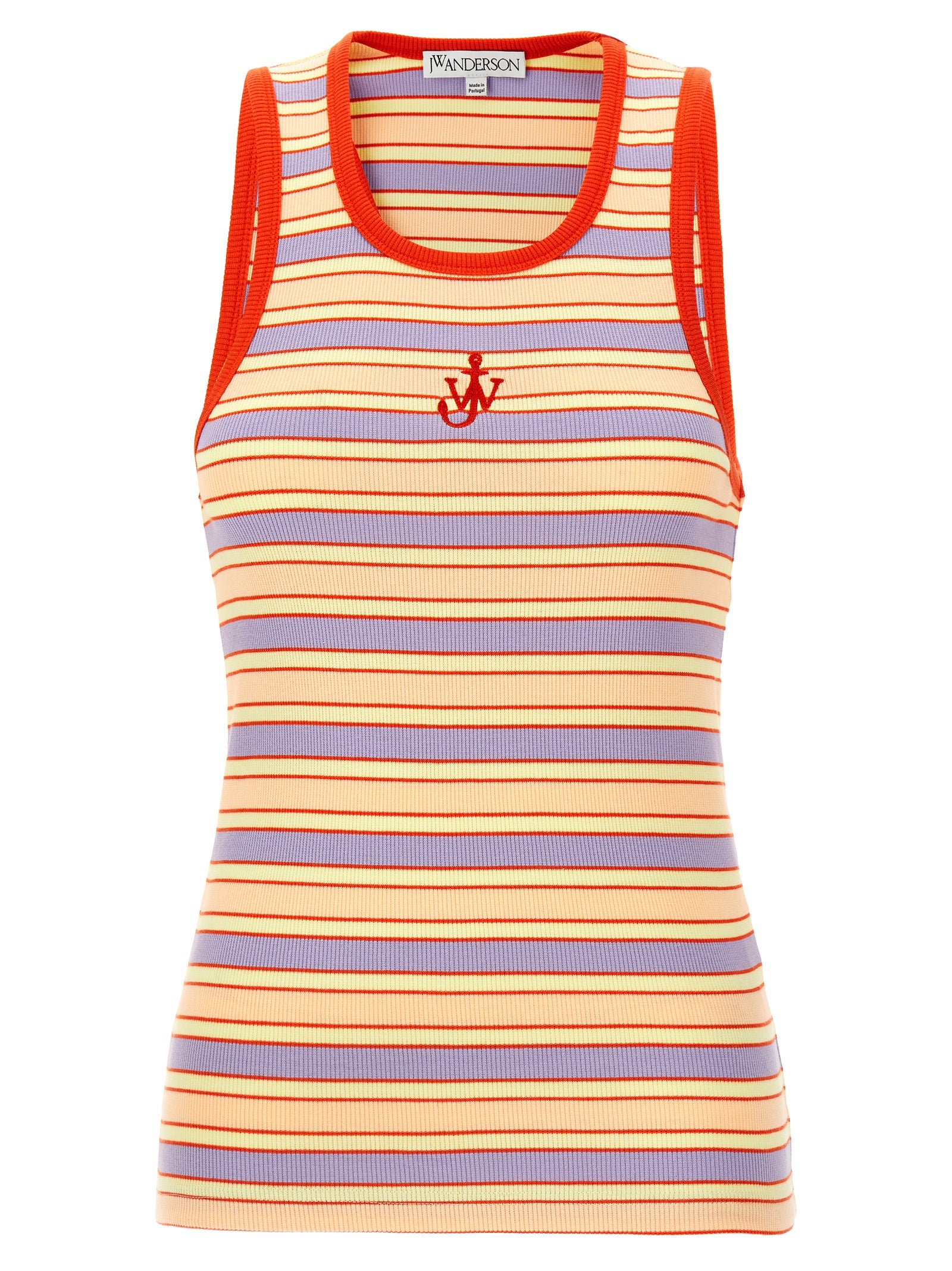 J.W.Anderson Logo Ribbed Tank Top