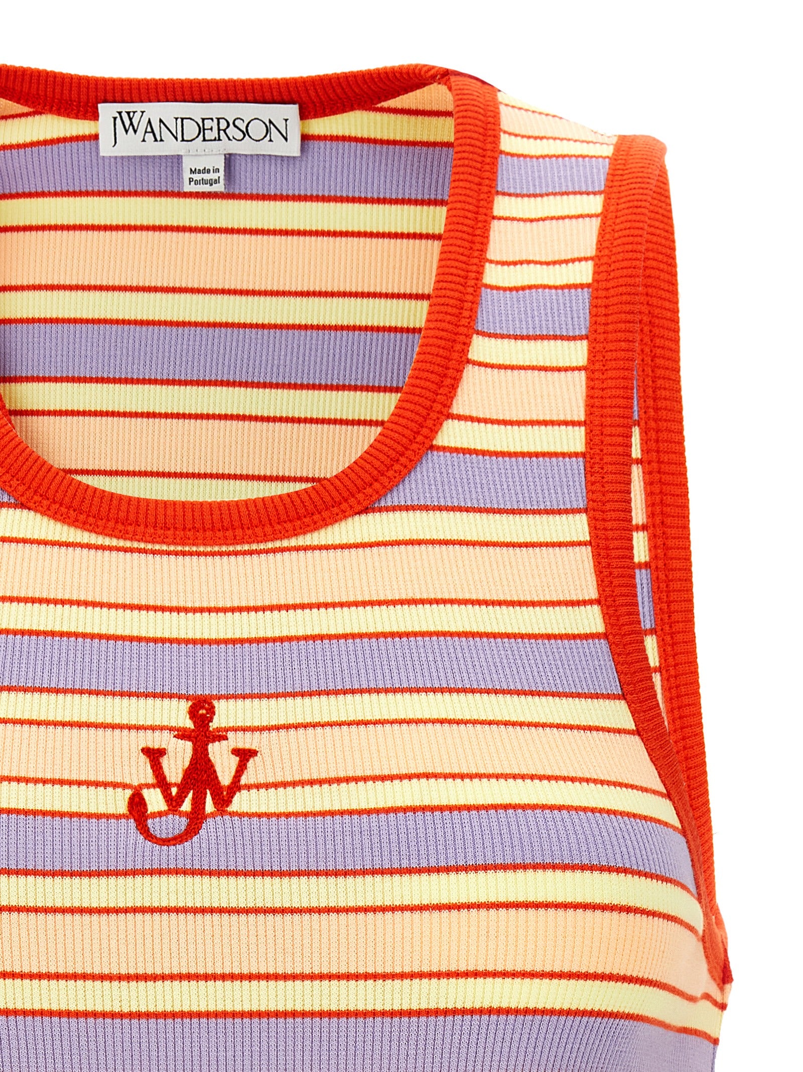 J.W.Anderson Logo Ribbed Tank Top