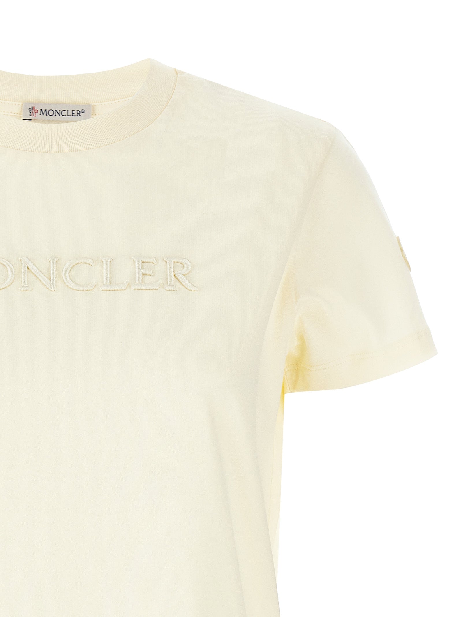 Moncler Logo Embroidery T-Shirt