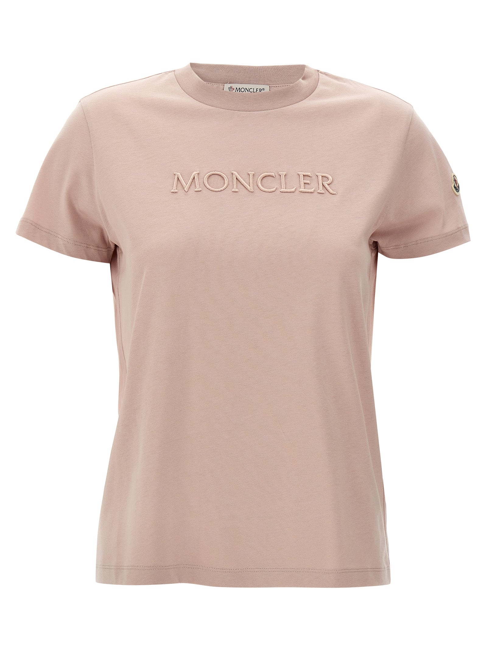 Moncler Logo Embroidery T-Shirt