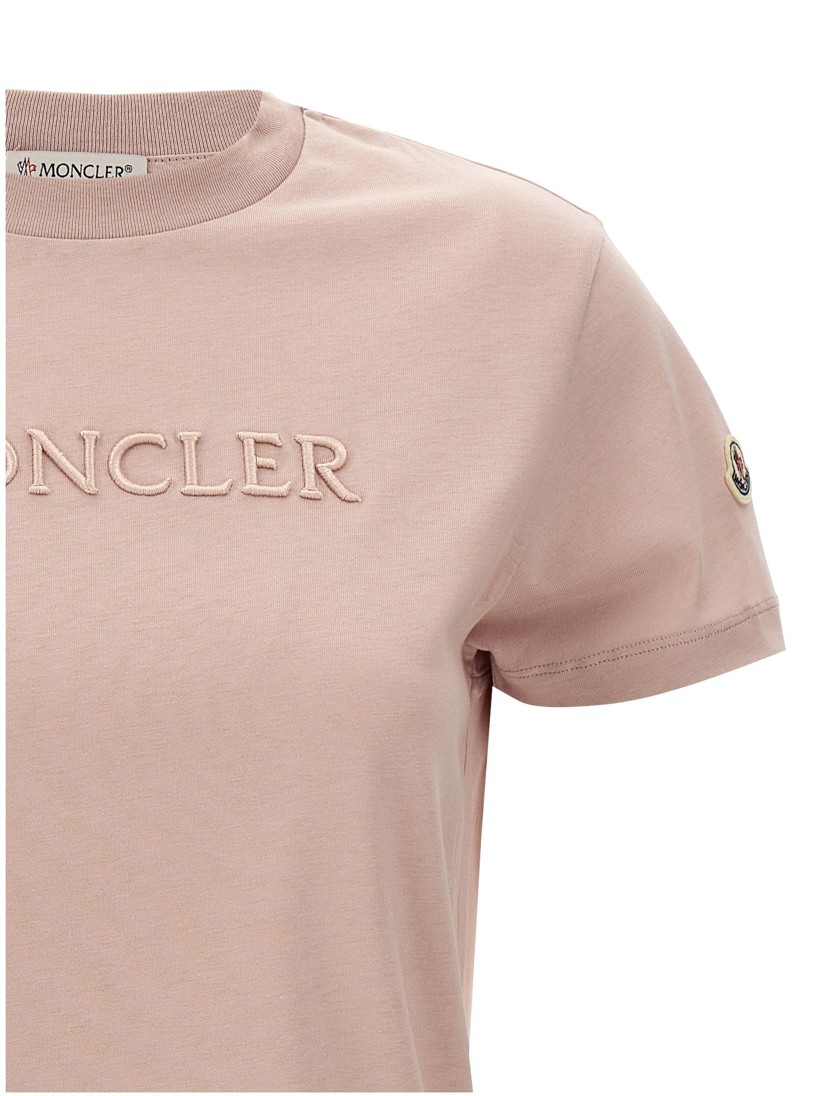 Moncler Logo Embroidery T-Shirt