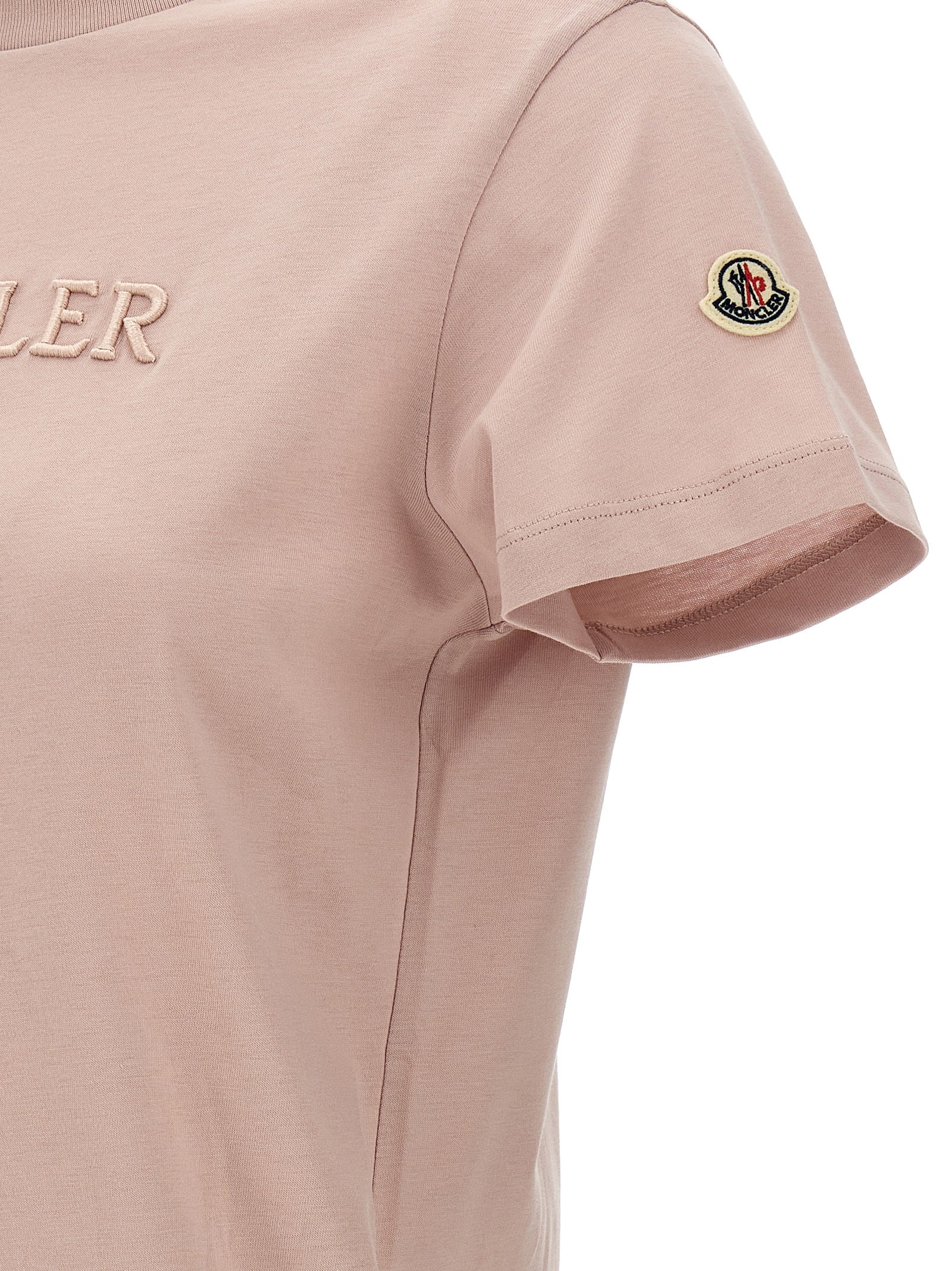 Moncler Logo Embroidery T-Shirt