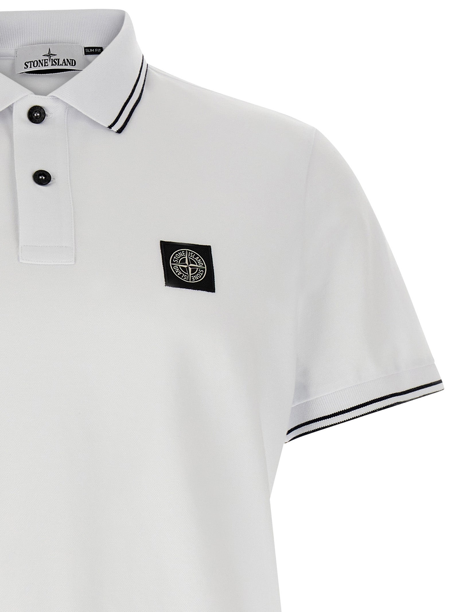 Stone Island Logo Polo Shirt